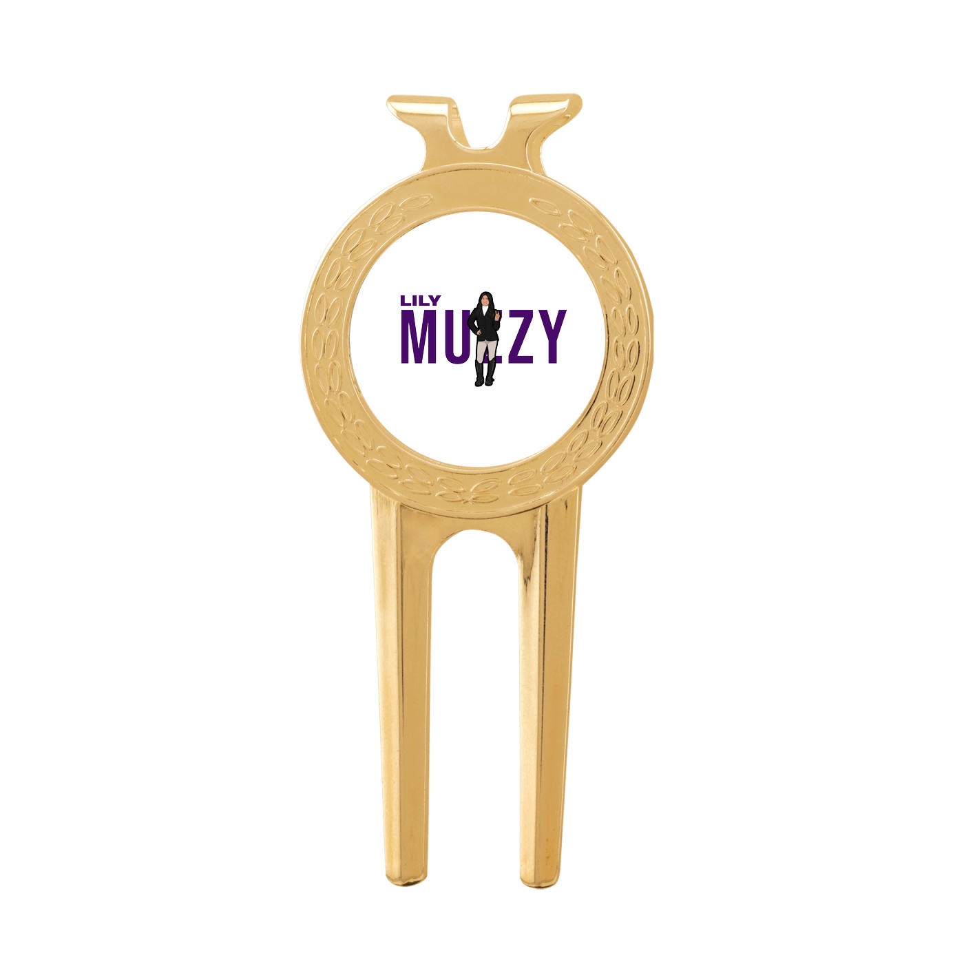 Divot Tool with Ball Marker — Player Name in Classic