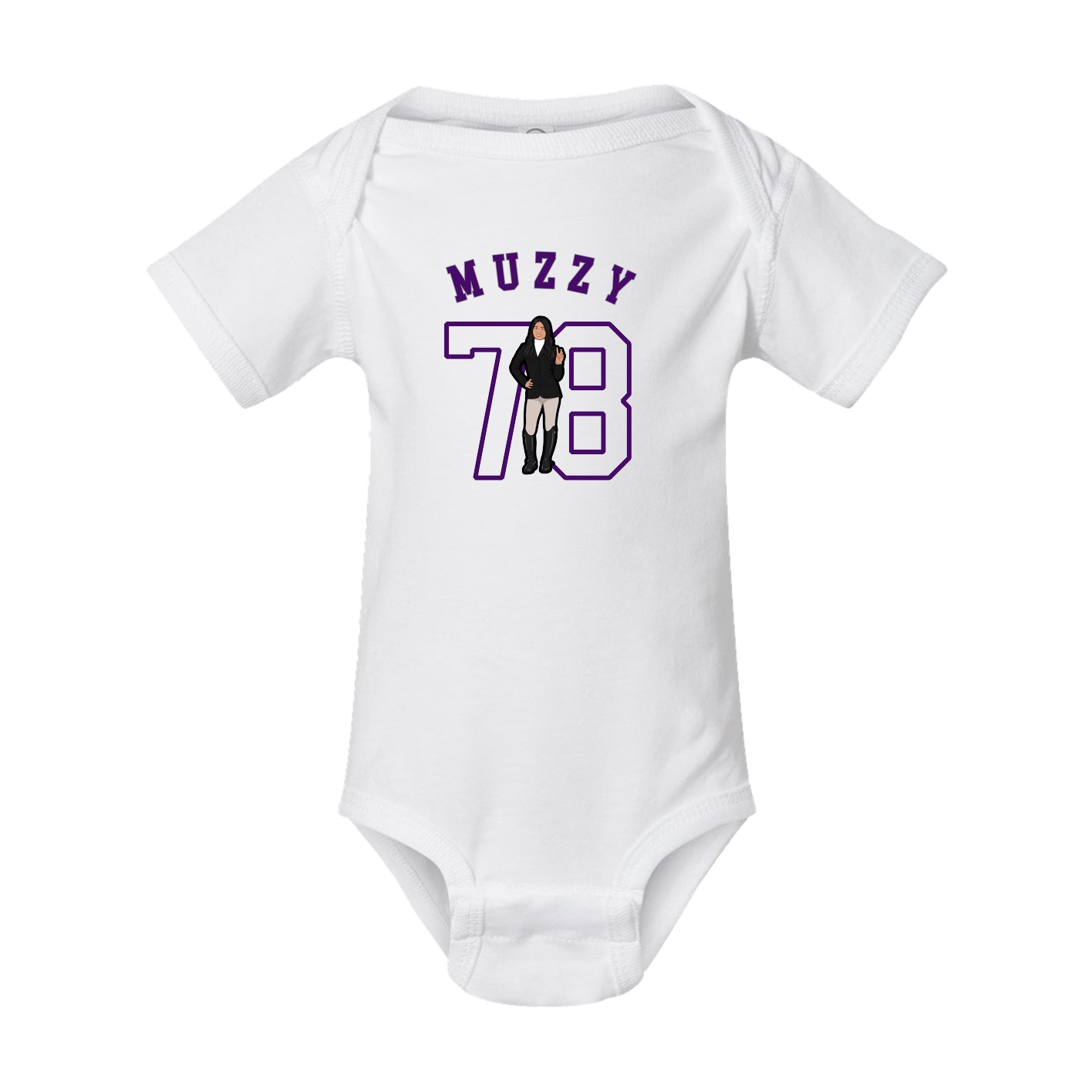 Baby Onesie — Shirsey Arch in White