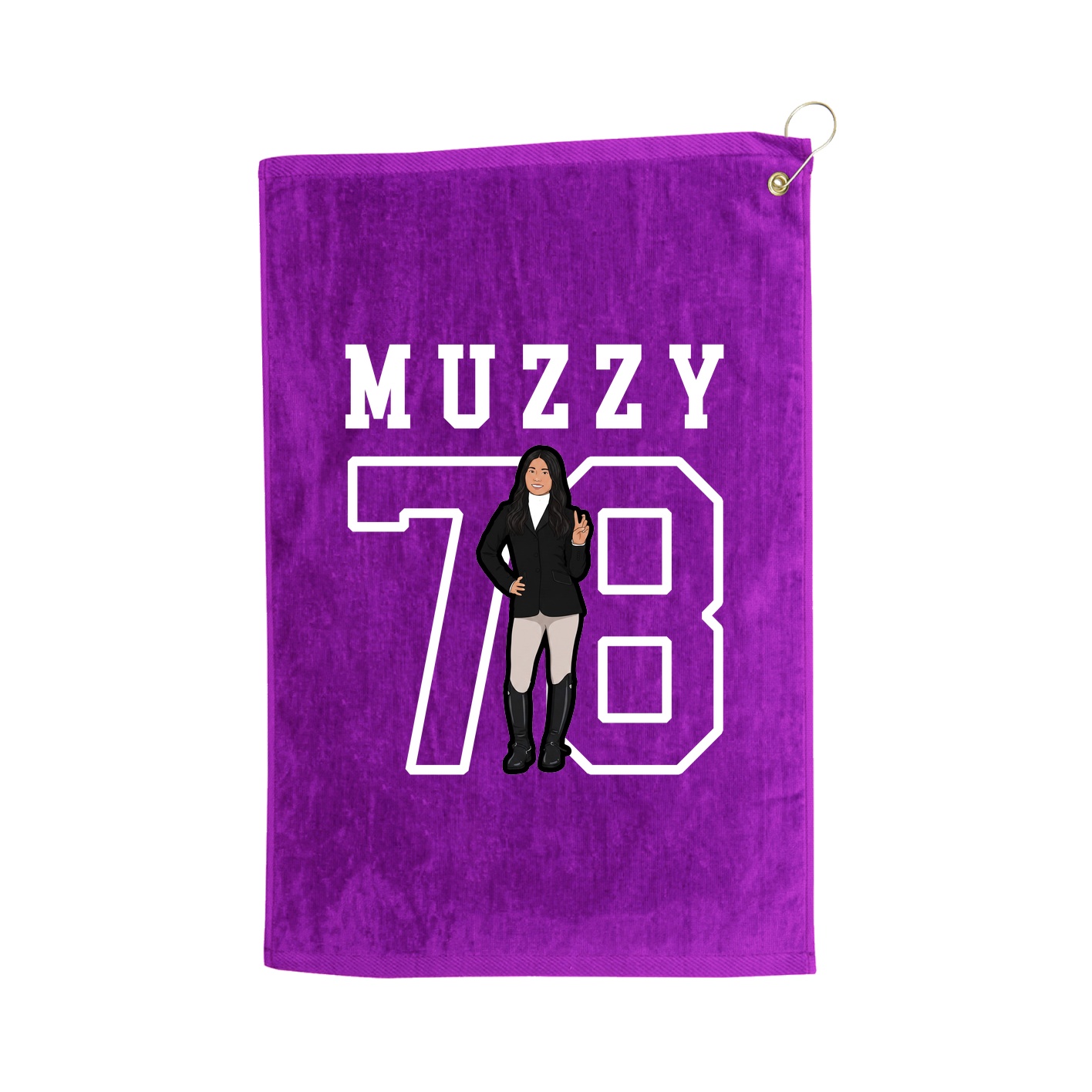 Golf Towel — Shirsey in Purple