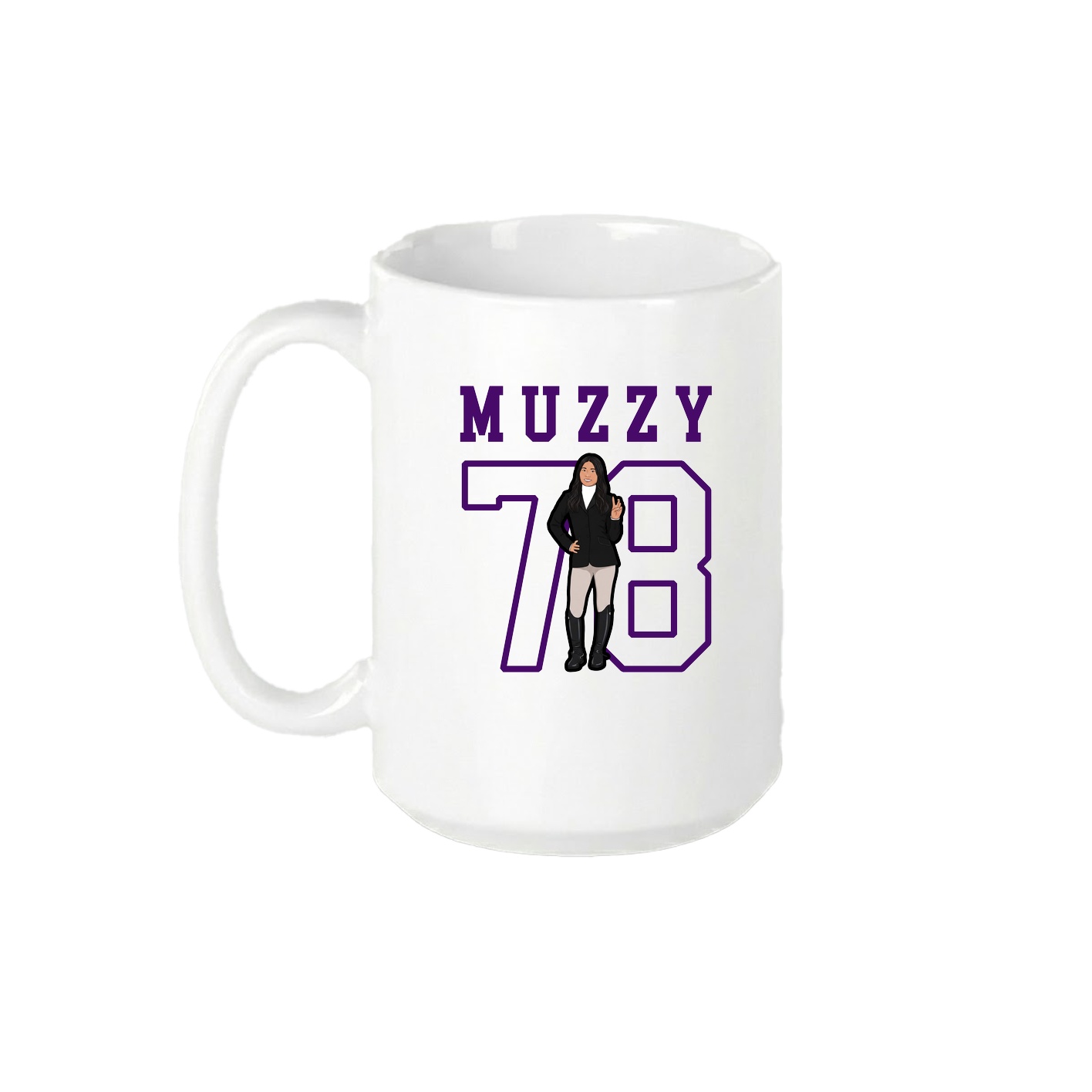 15oz Coffee Mug — Shirsey in White