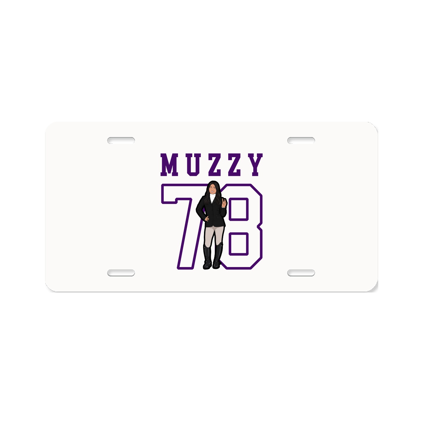 License Plate — Shirsey in Classic