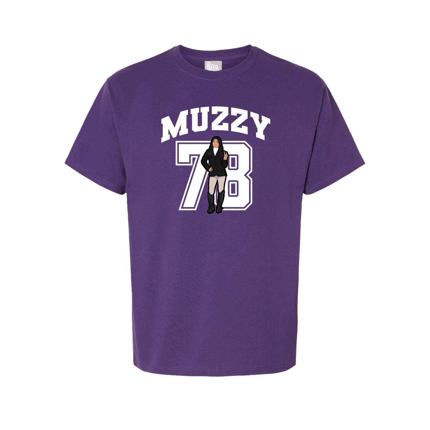 Tee — Number in Purple