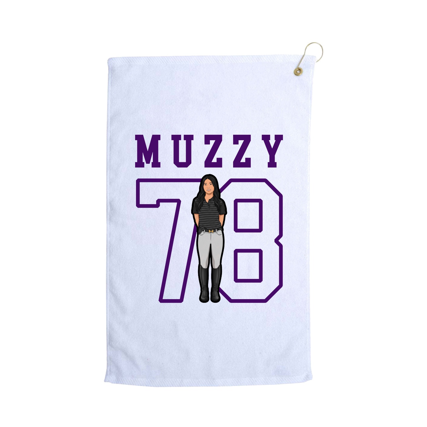 Golf Towel — Shirsey in White