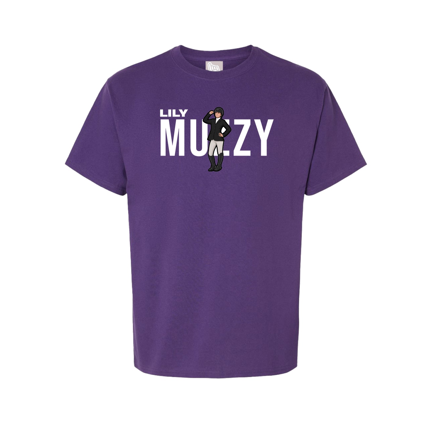 Youth Tee — Player Name in Purple