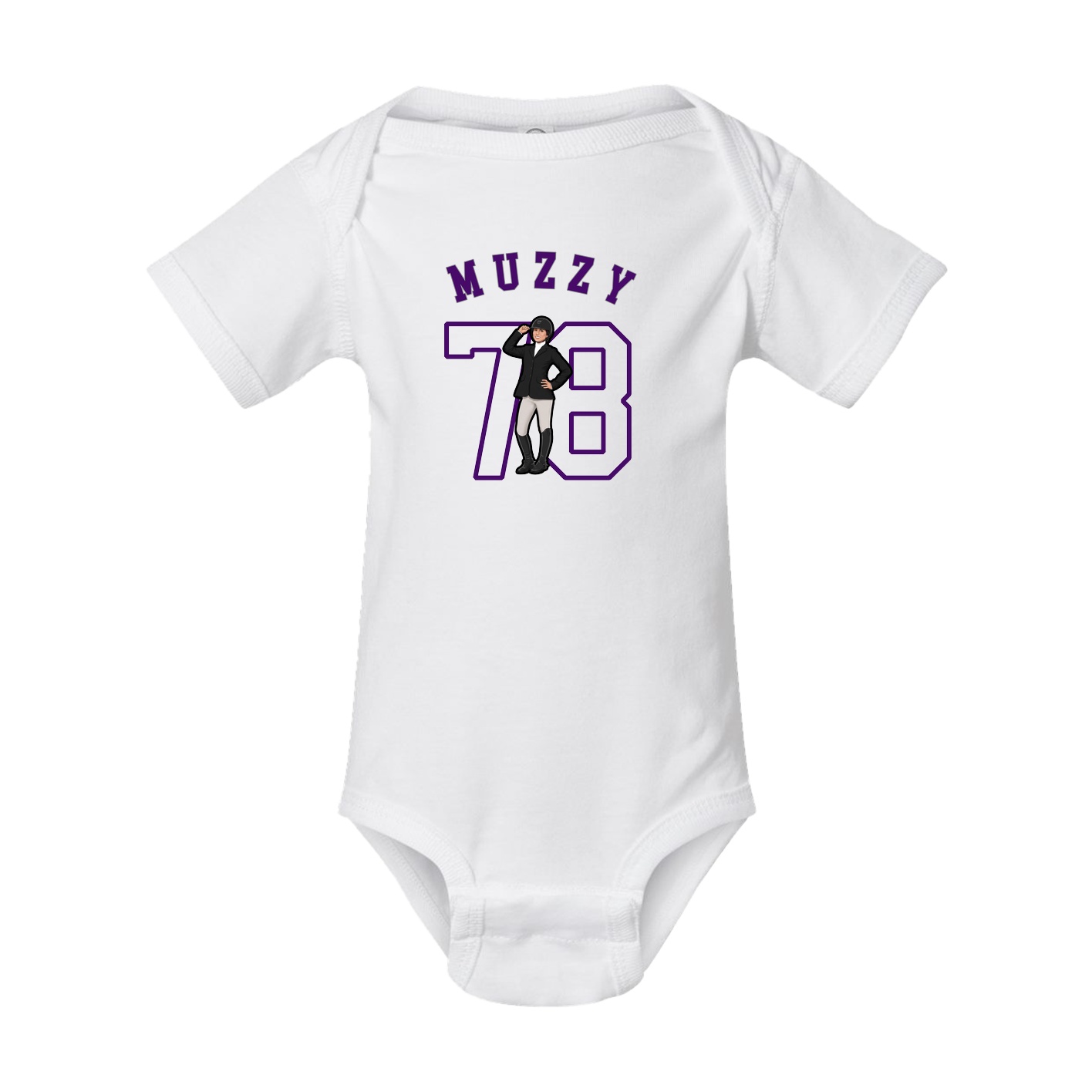 Baby Onesie — Shirsey Arch in White