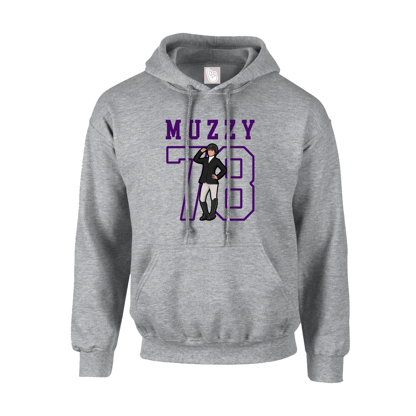 Hoodie — Shirsey in Grey