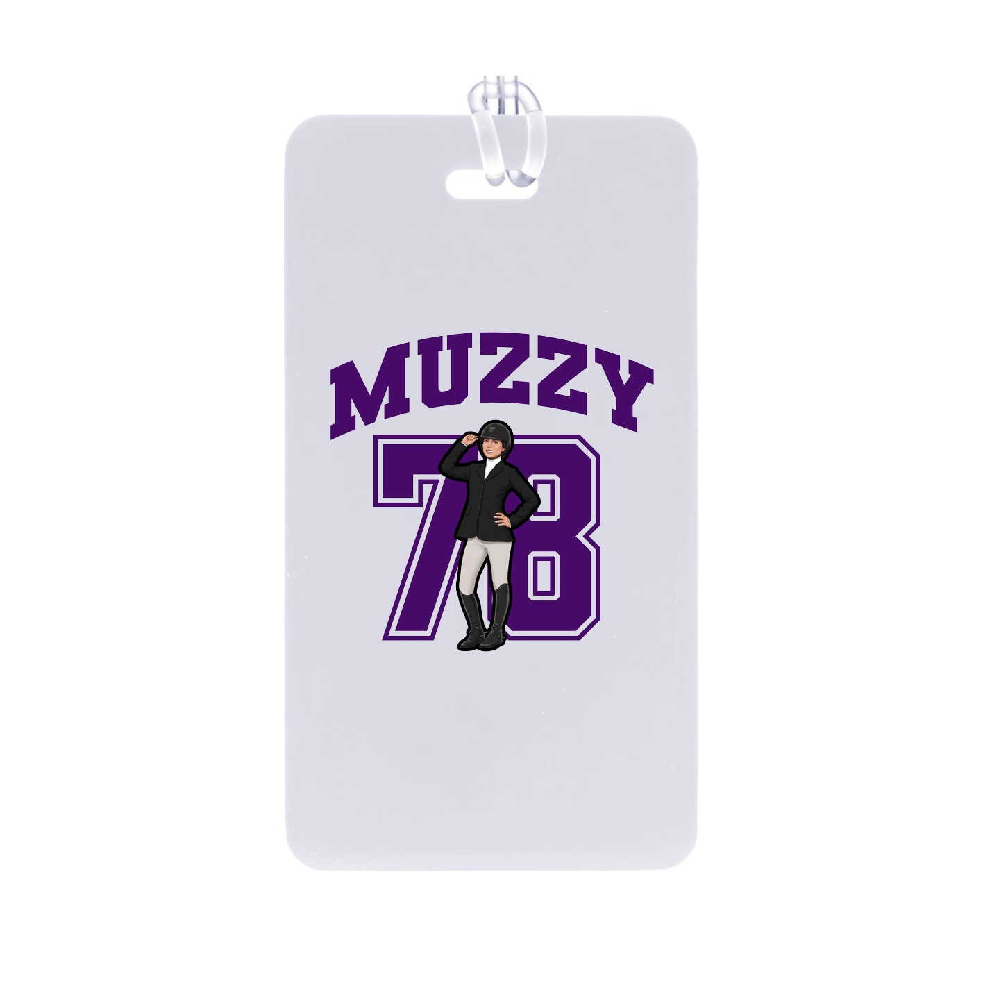 Bag Tag — Number in Classic