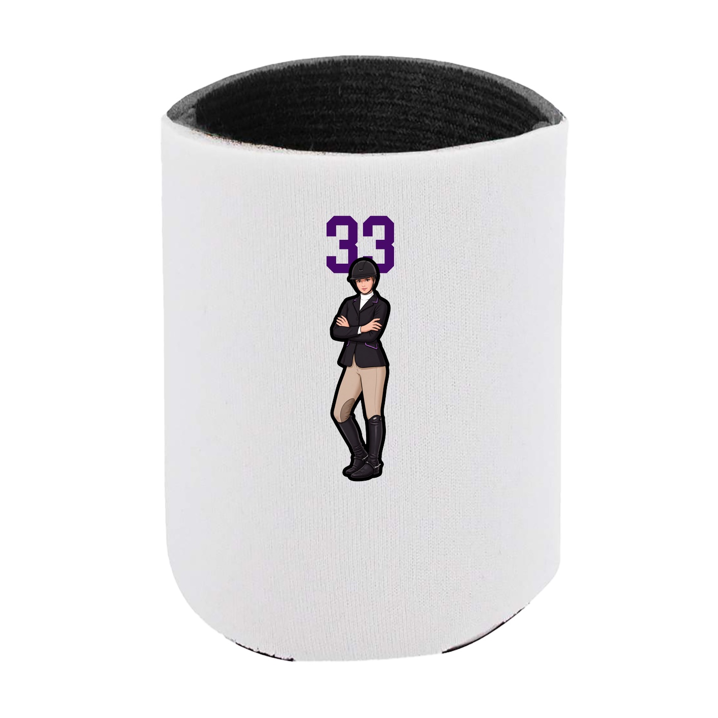 Can Holder — Number Top in White
