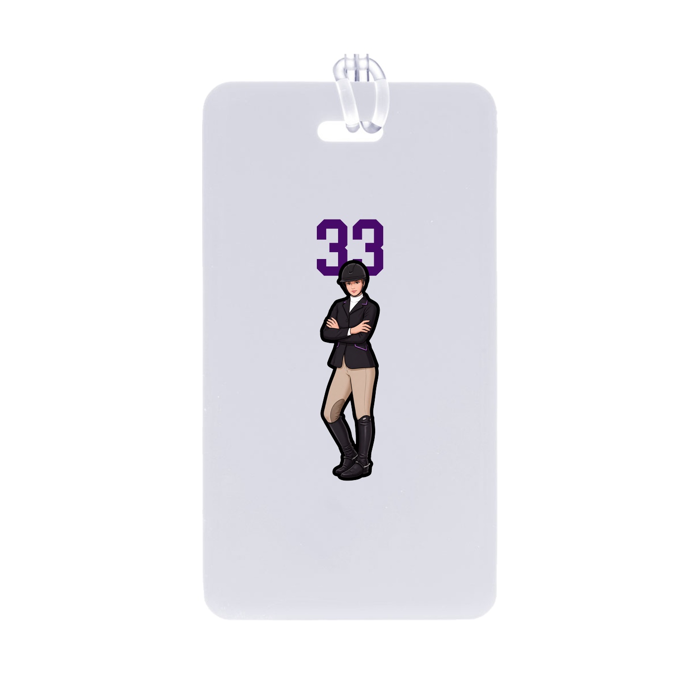 Bag Tag — Number Top in Classic