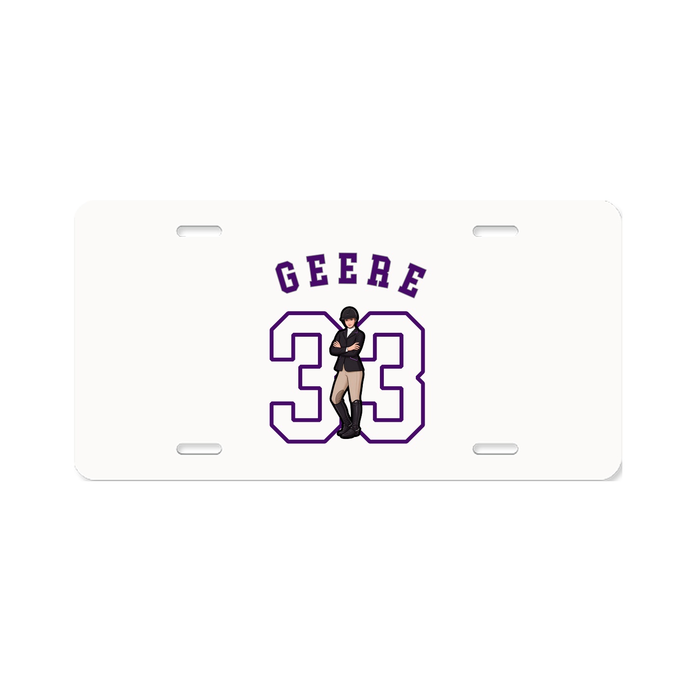 License Plate — Shirsey Arch in Classic