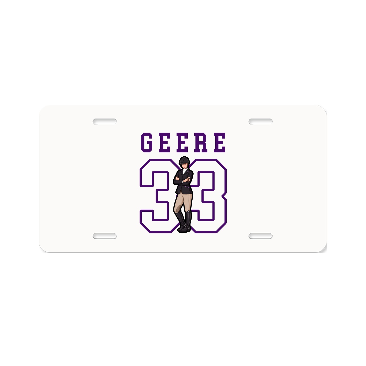License Plate — Shirsey in Classic