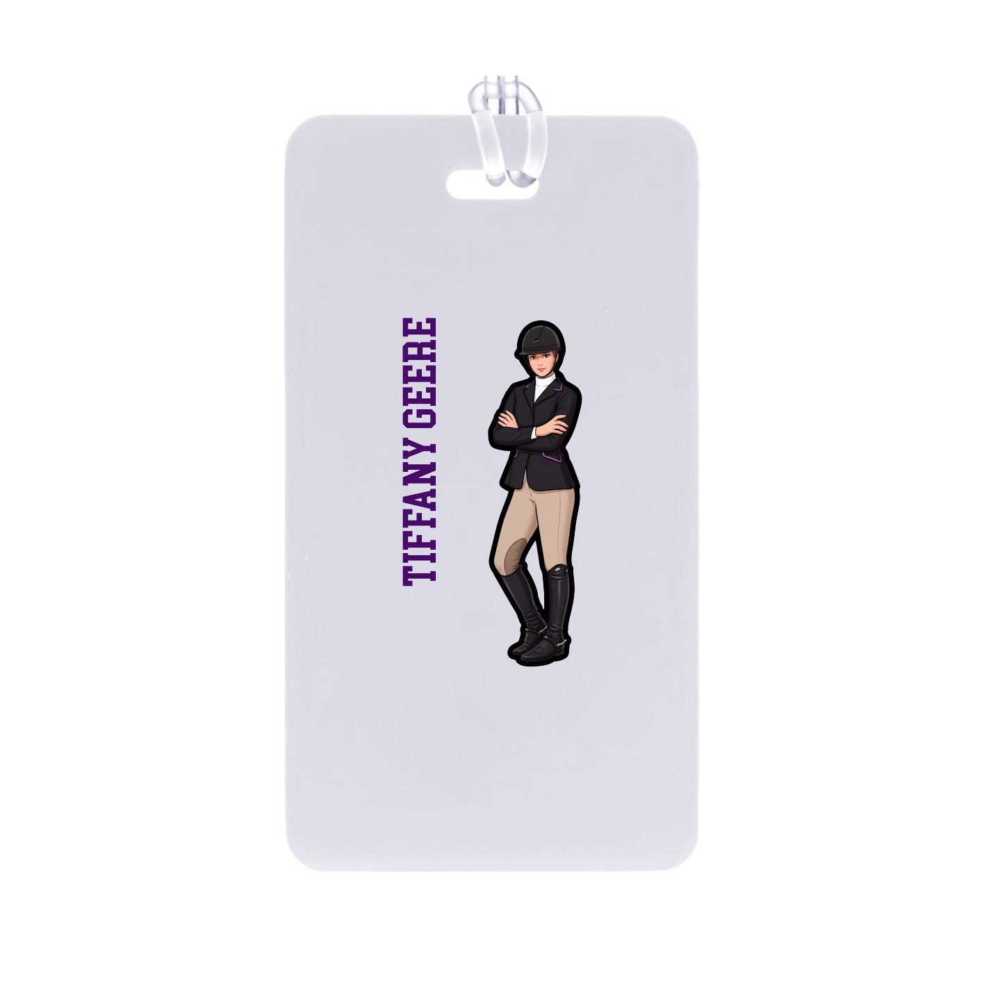 Bag Tag — Name Vertical in Classic