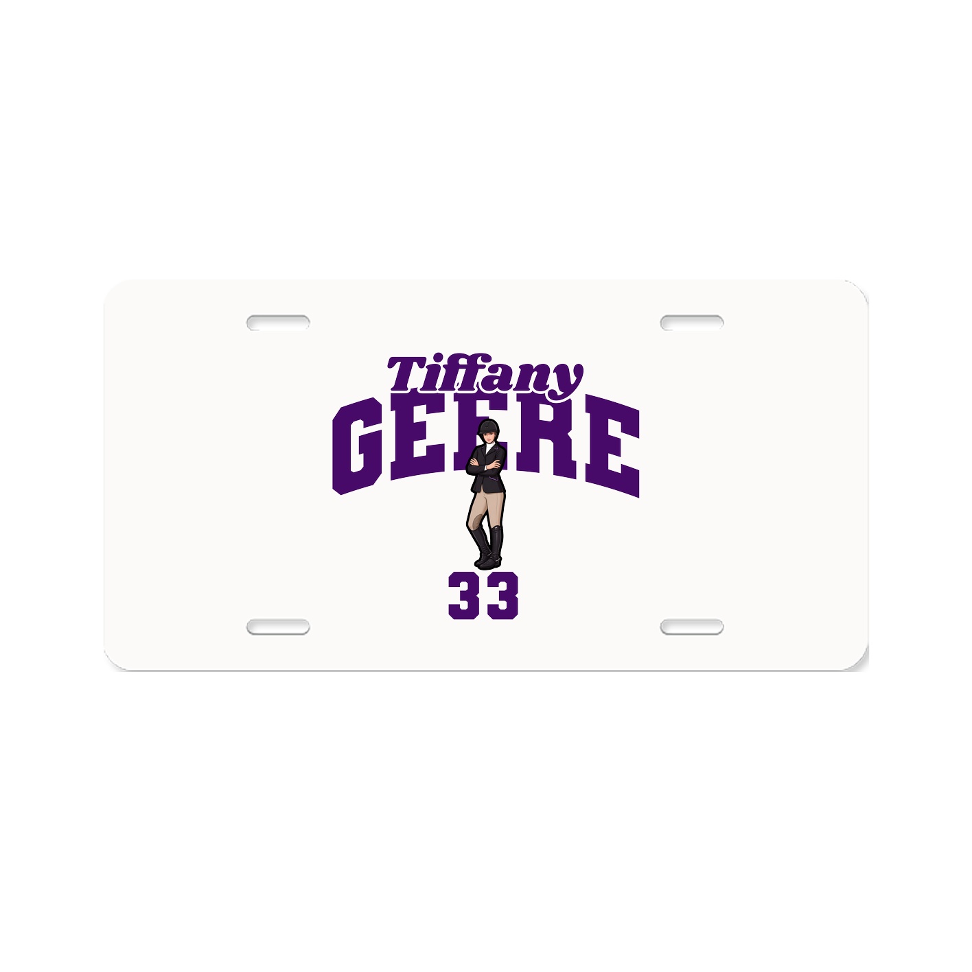 License Plate — Signature Arch in Classic