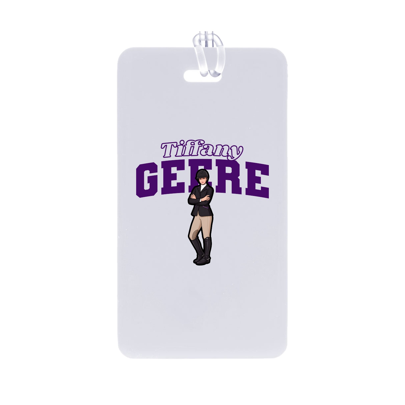Bag Tag — Name Arch in Classic