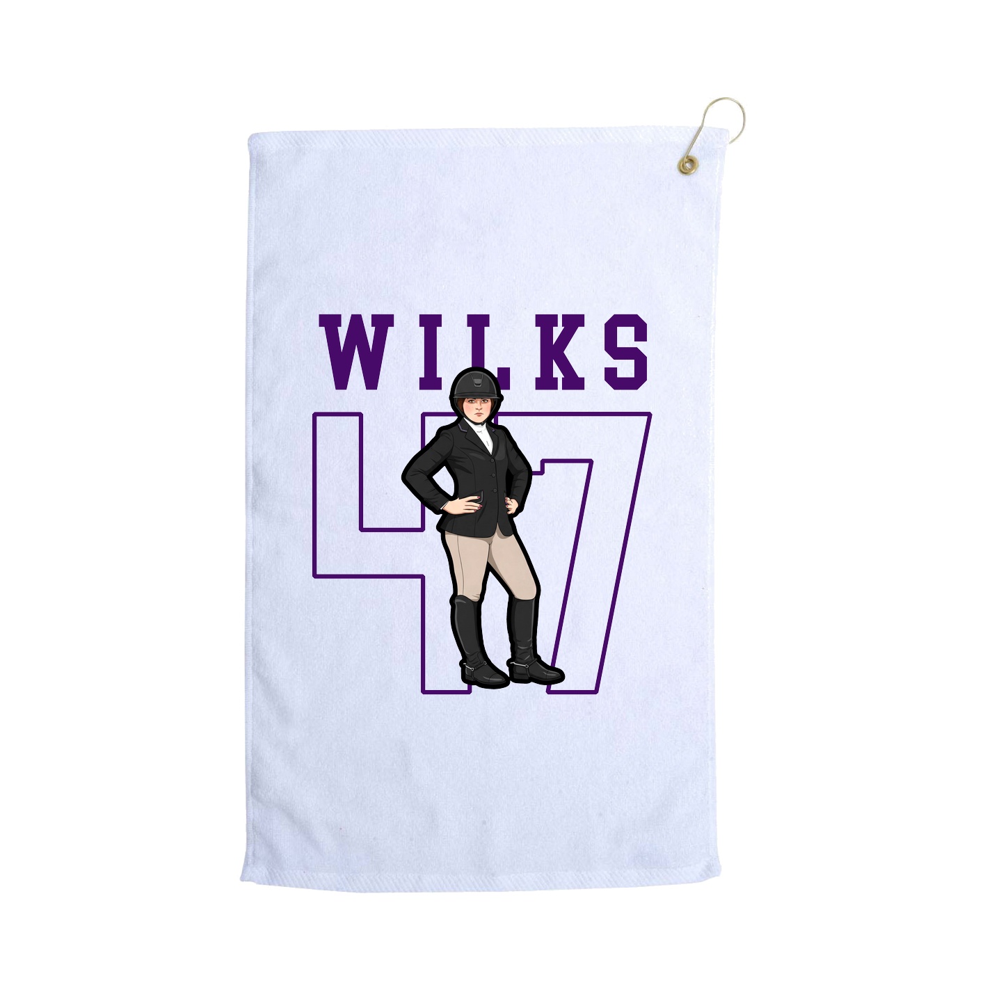 Golf Towel — Shirsey in White