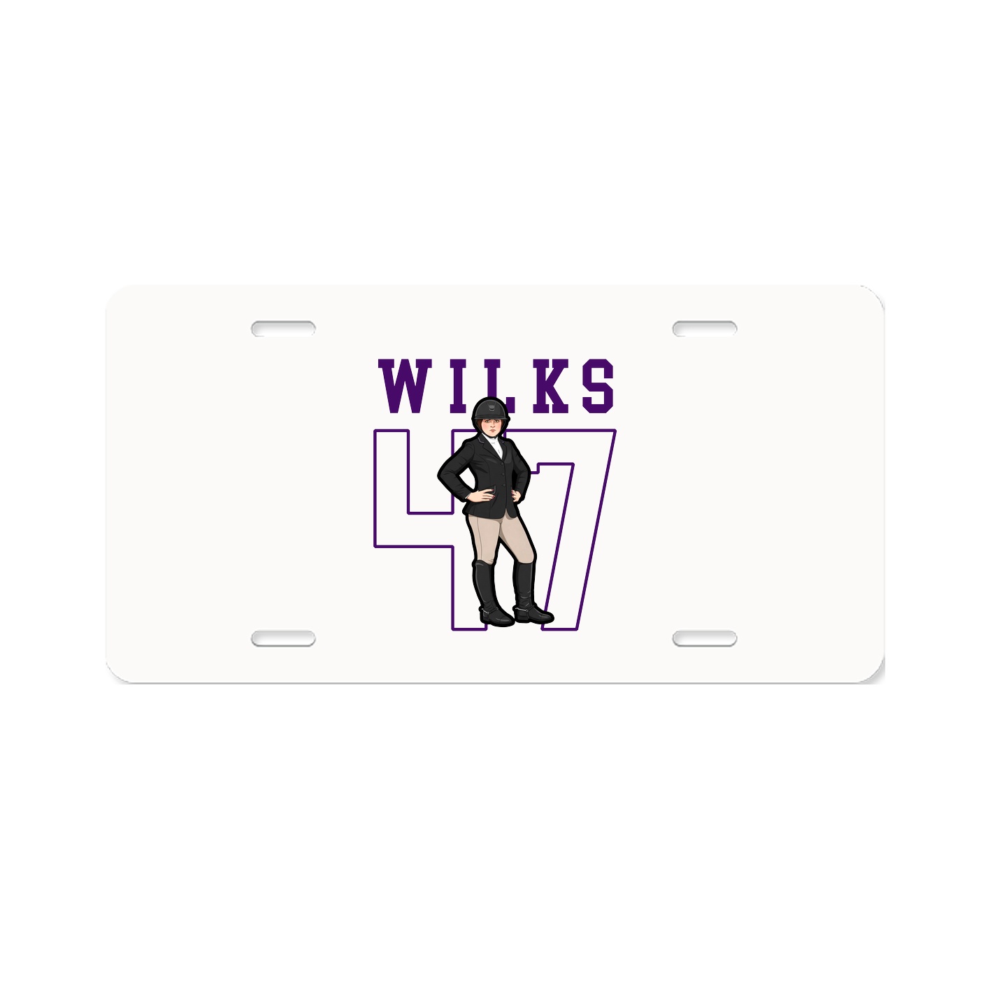License Plate — Shirsey in Classic