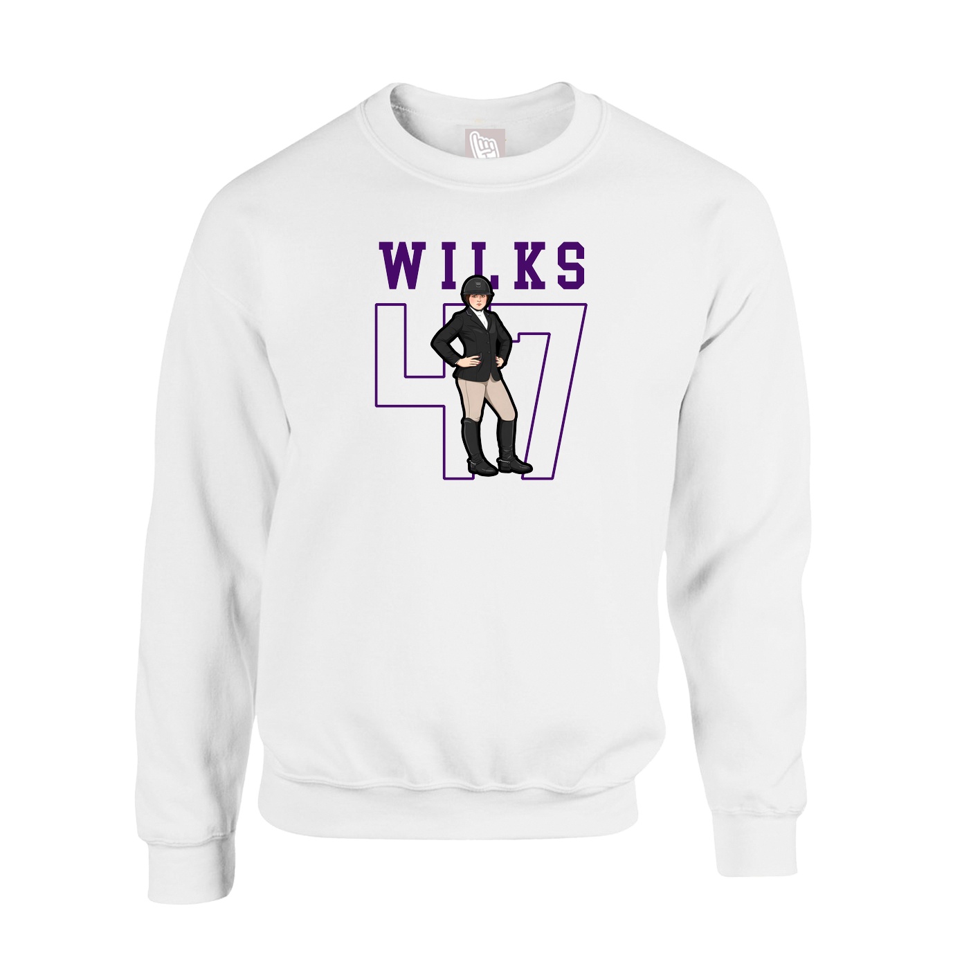 Fleece Crew — Shirsey in White