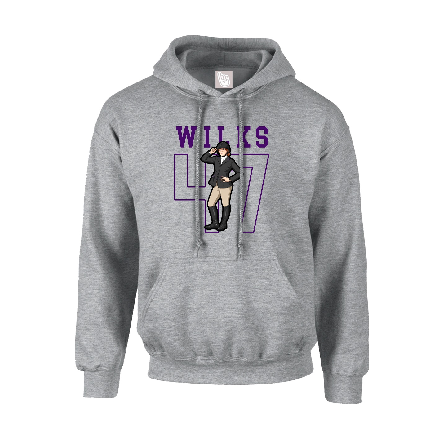Hoodie — Shirsey in Grey