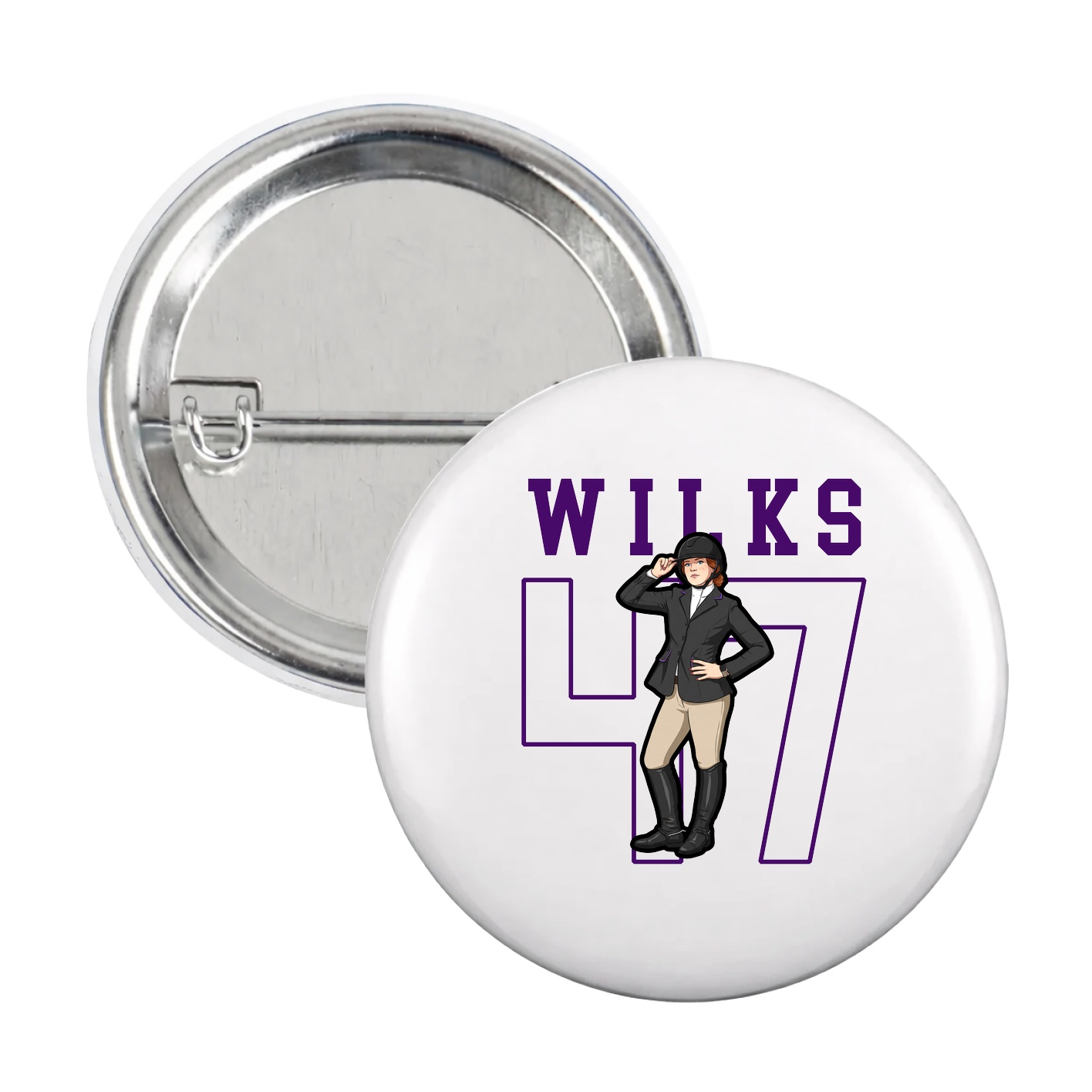 Game Day Button — Shirsey in White