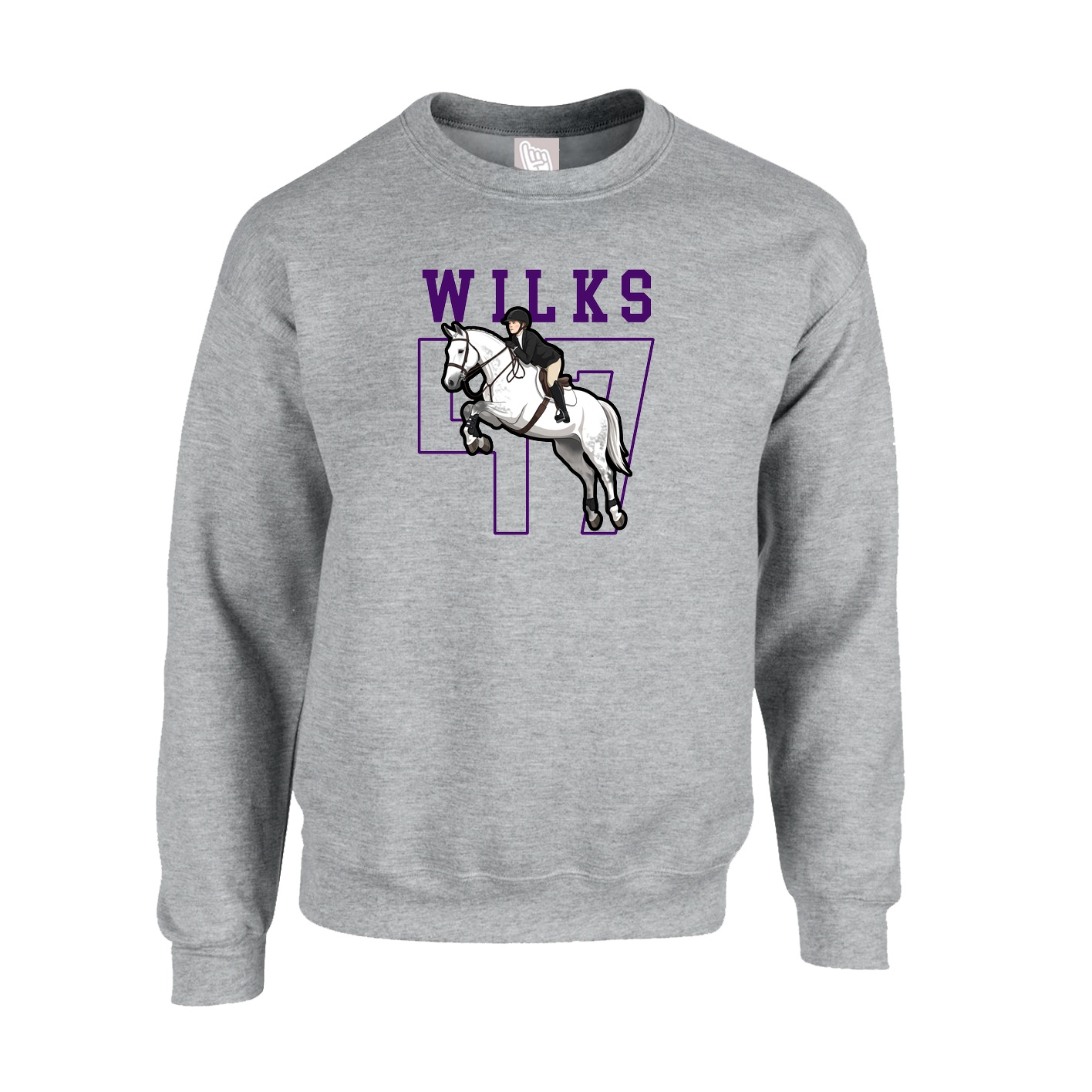Fleece Crew — Shirsey in Grey