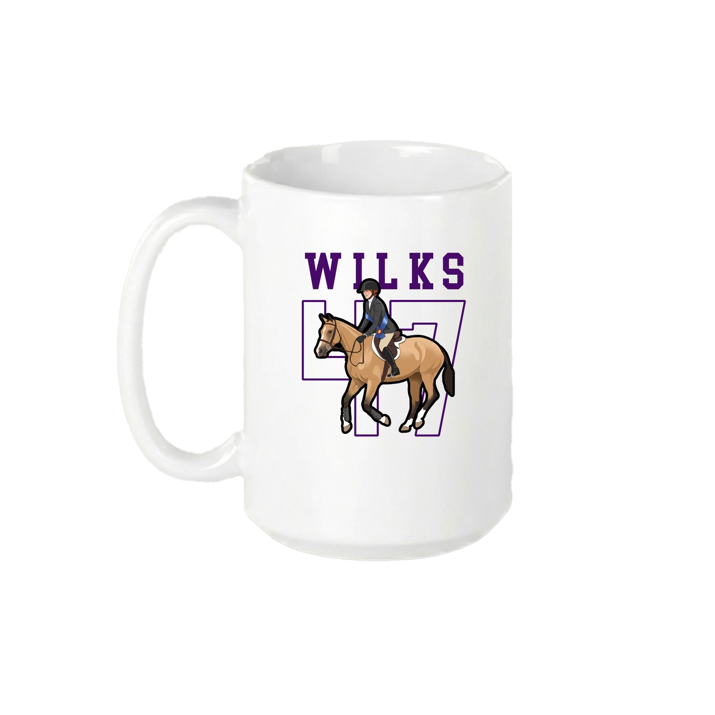 15oz Coffee Mug — Shirsey in White