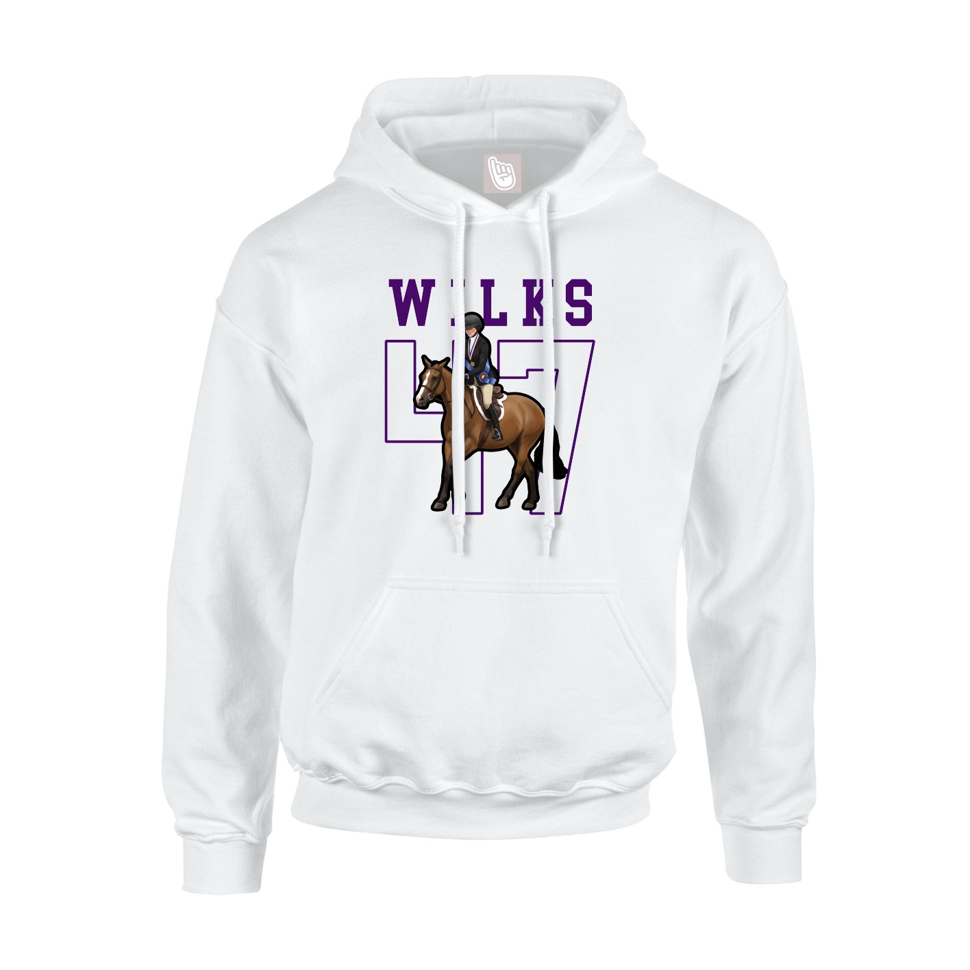 Hoodie — Shirsey in White