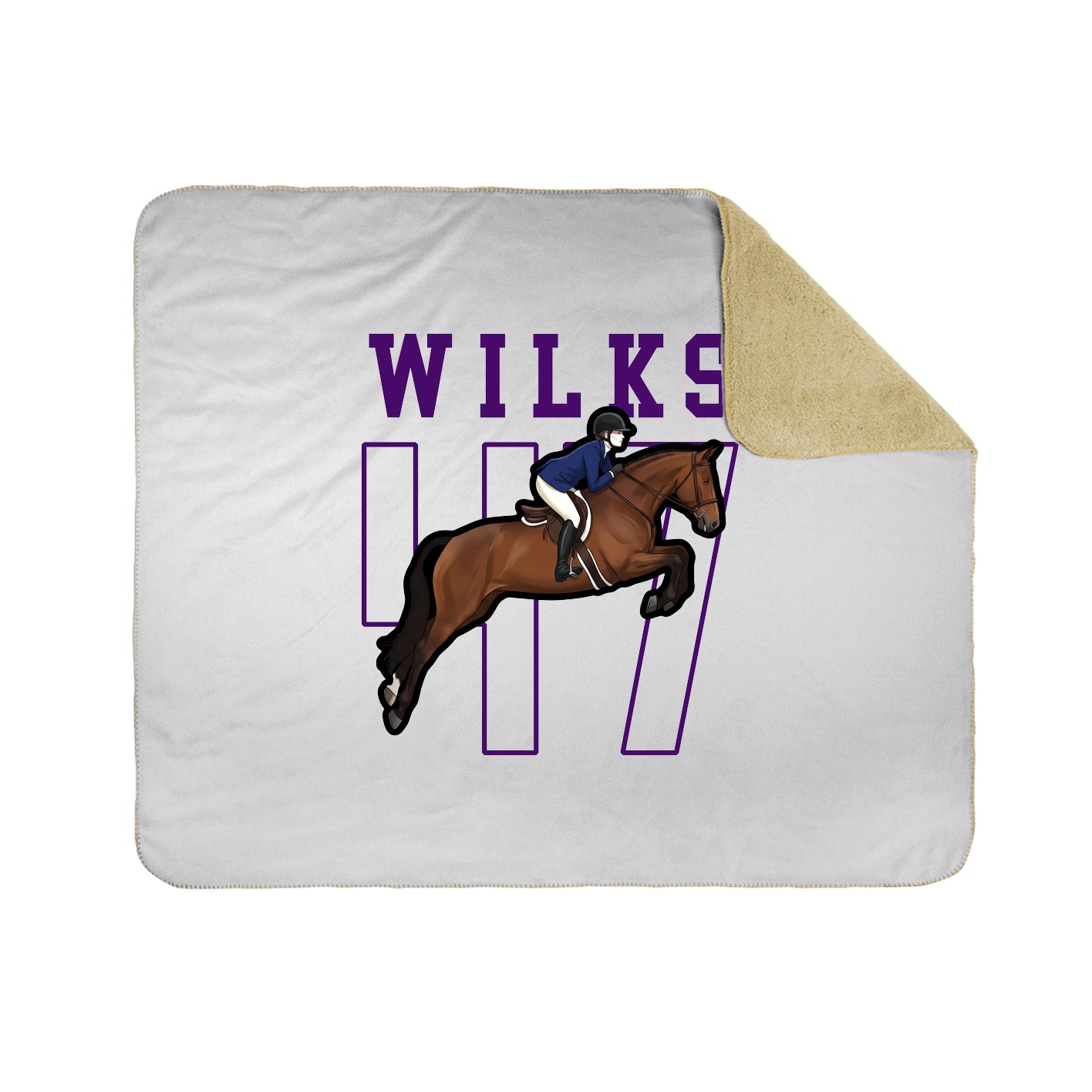 Throw Blanket — Shirsey in White