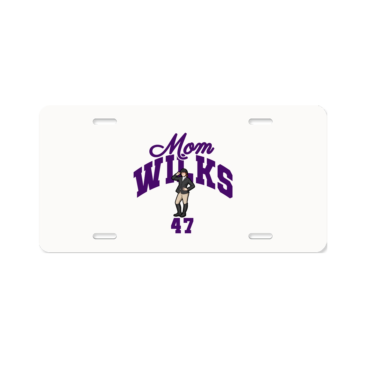 License Plate — Mothers Day Arch in Classic