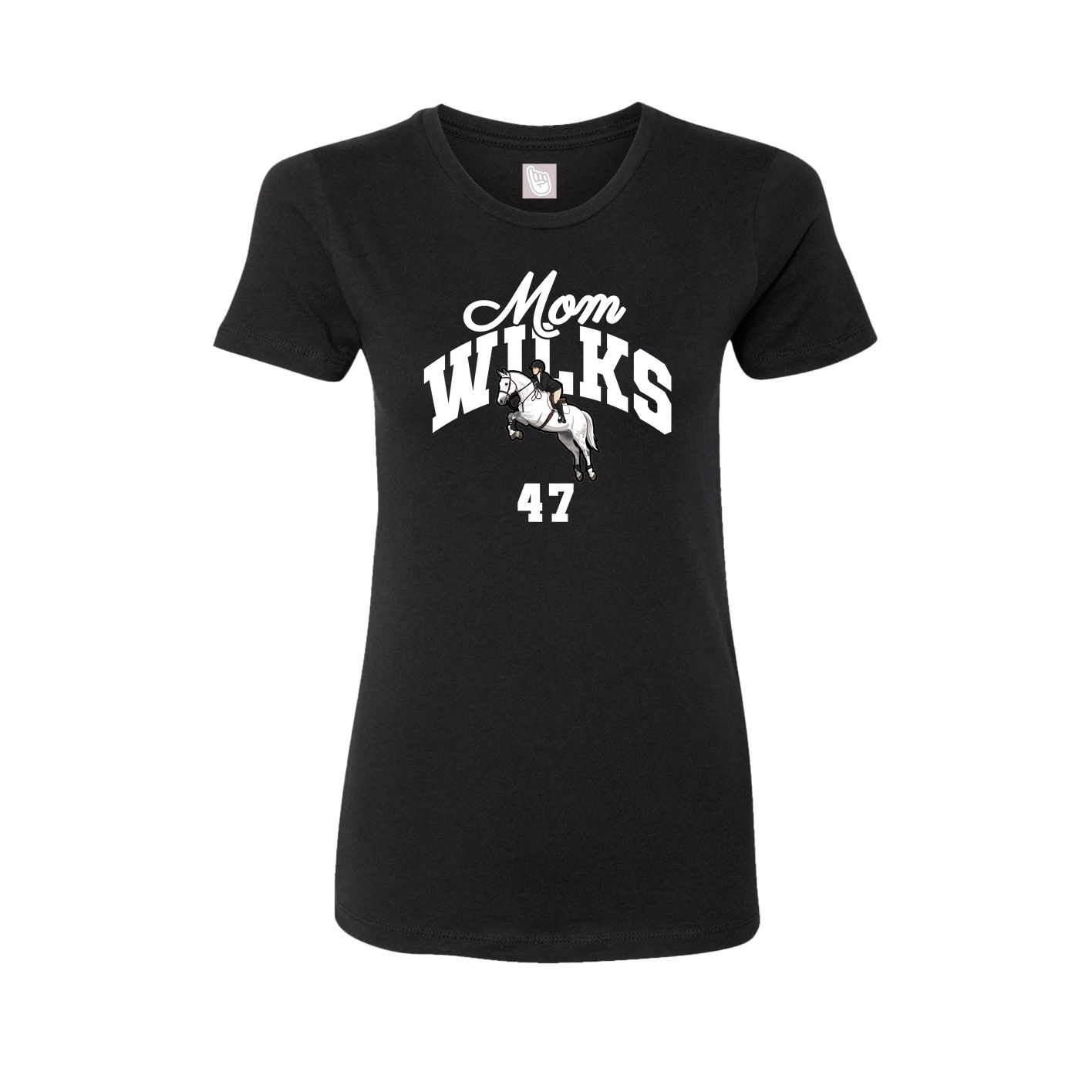 Womens Tee — Mothers Day Arch in Black