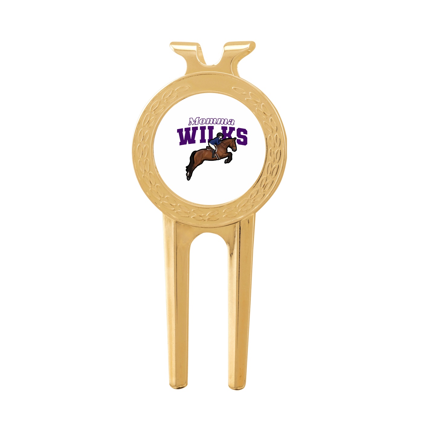 Divot Tool with Ball Marker — Mothers Day Block in Classic