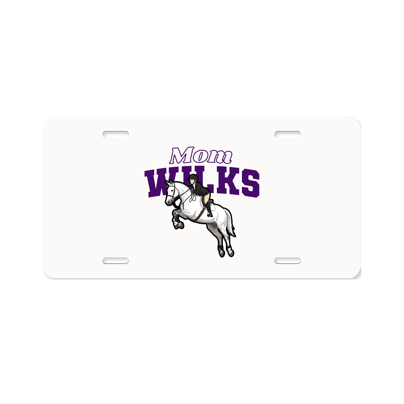 License Plate — Mothers Day Block in Classic