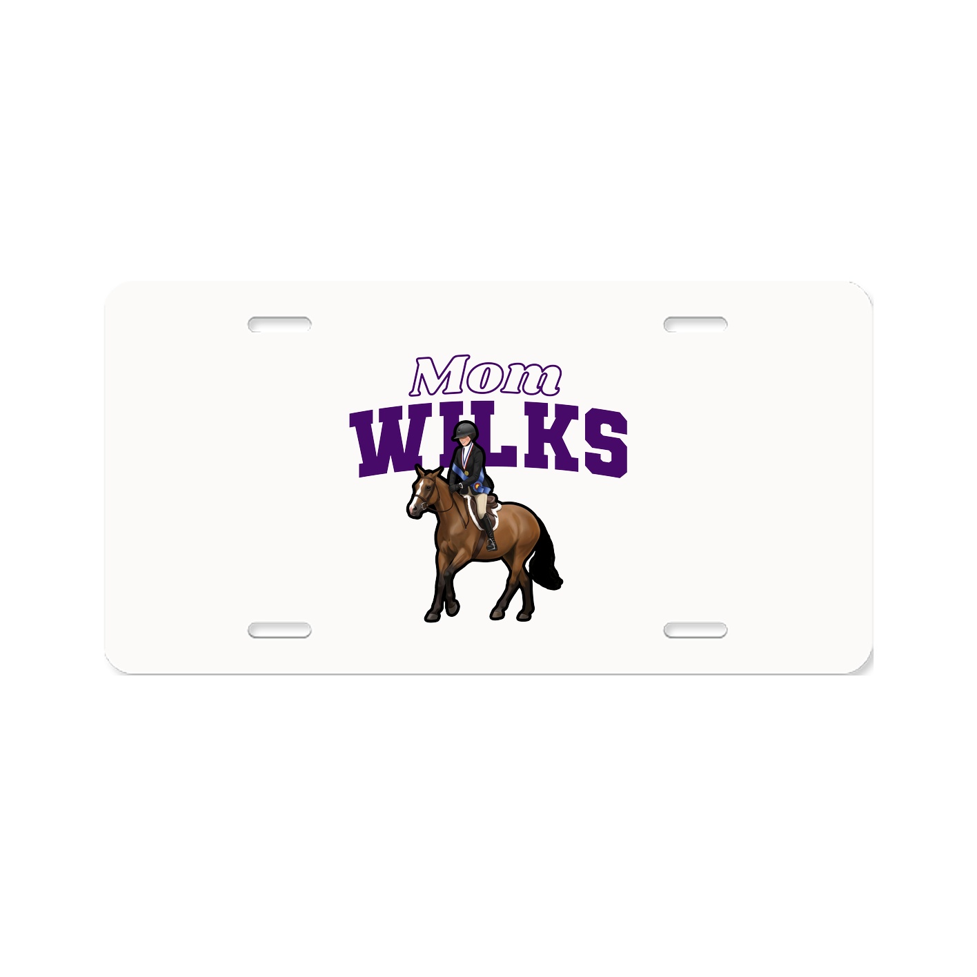 License Plate — Mothers Day Block in Classic