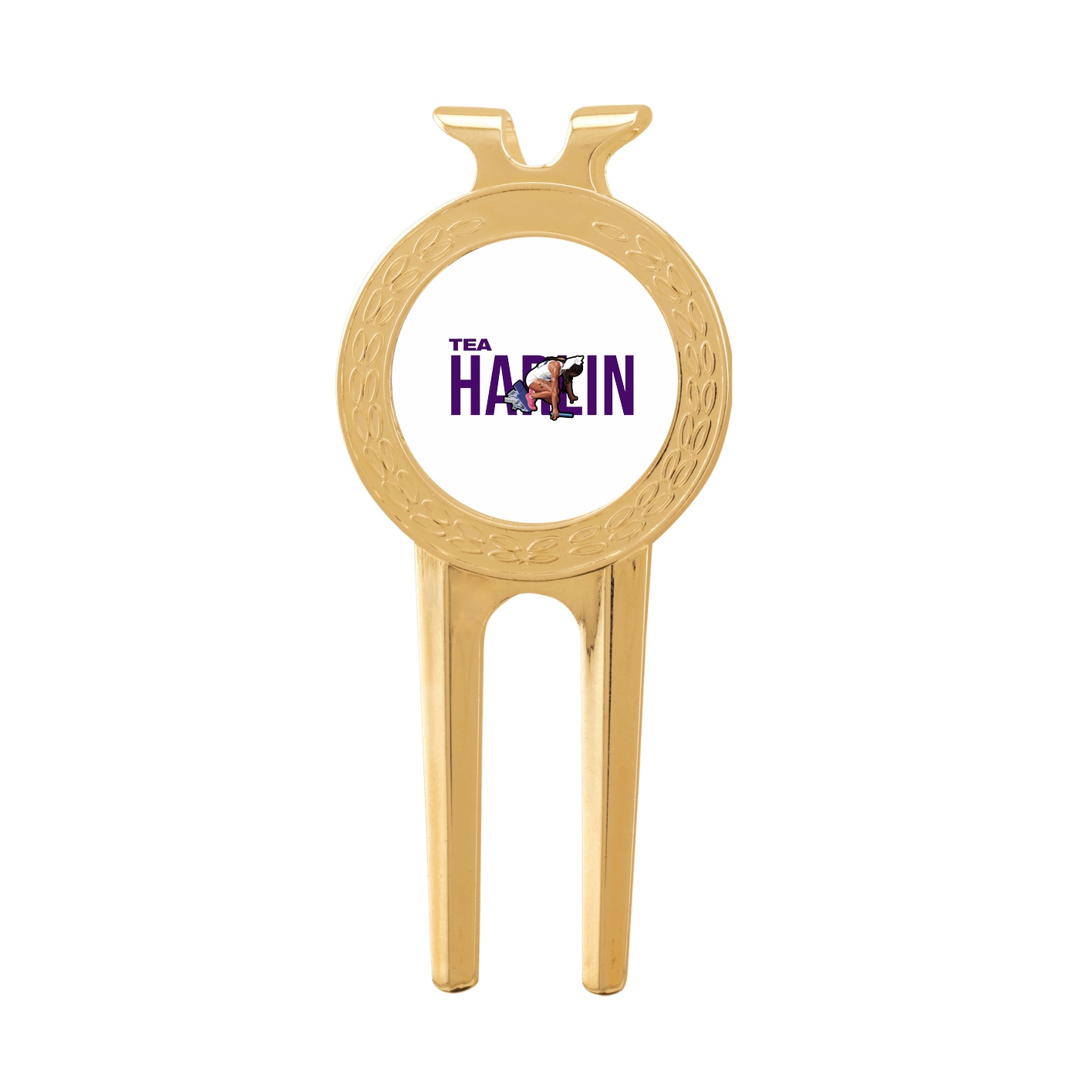 Divot Tool with Ball Marker — Player Name in Classic