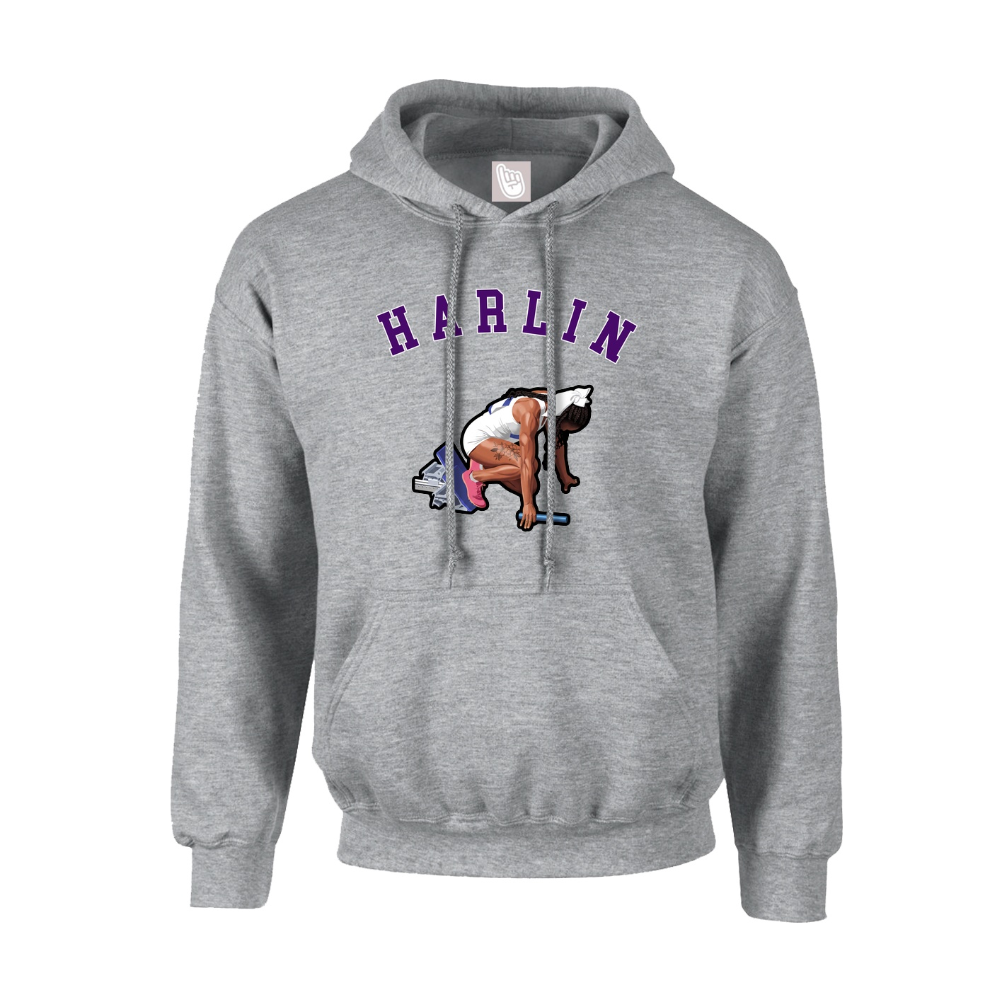 Youth Hoodie — Shirsey Arch in Grey
