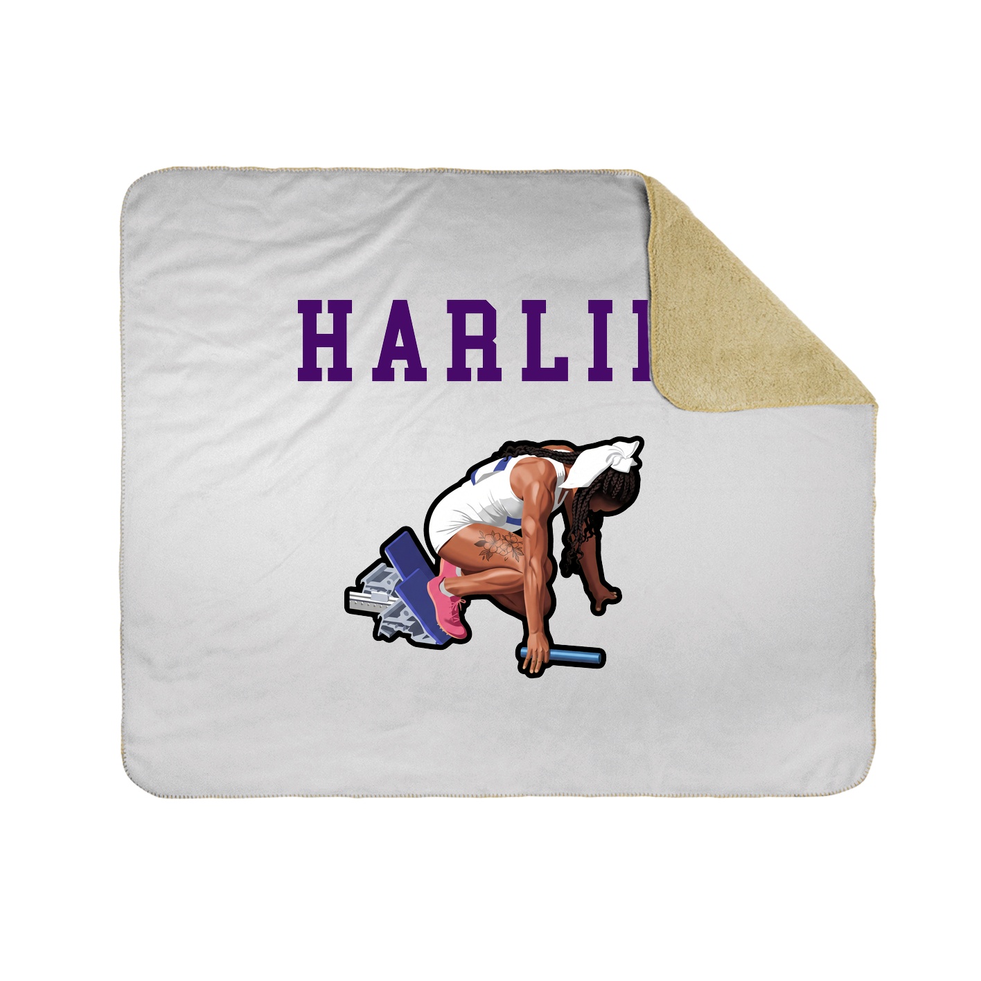 Throw Blanket — Shirsey in White