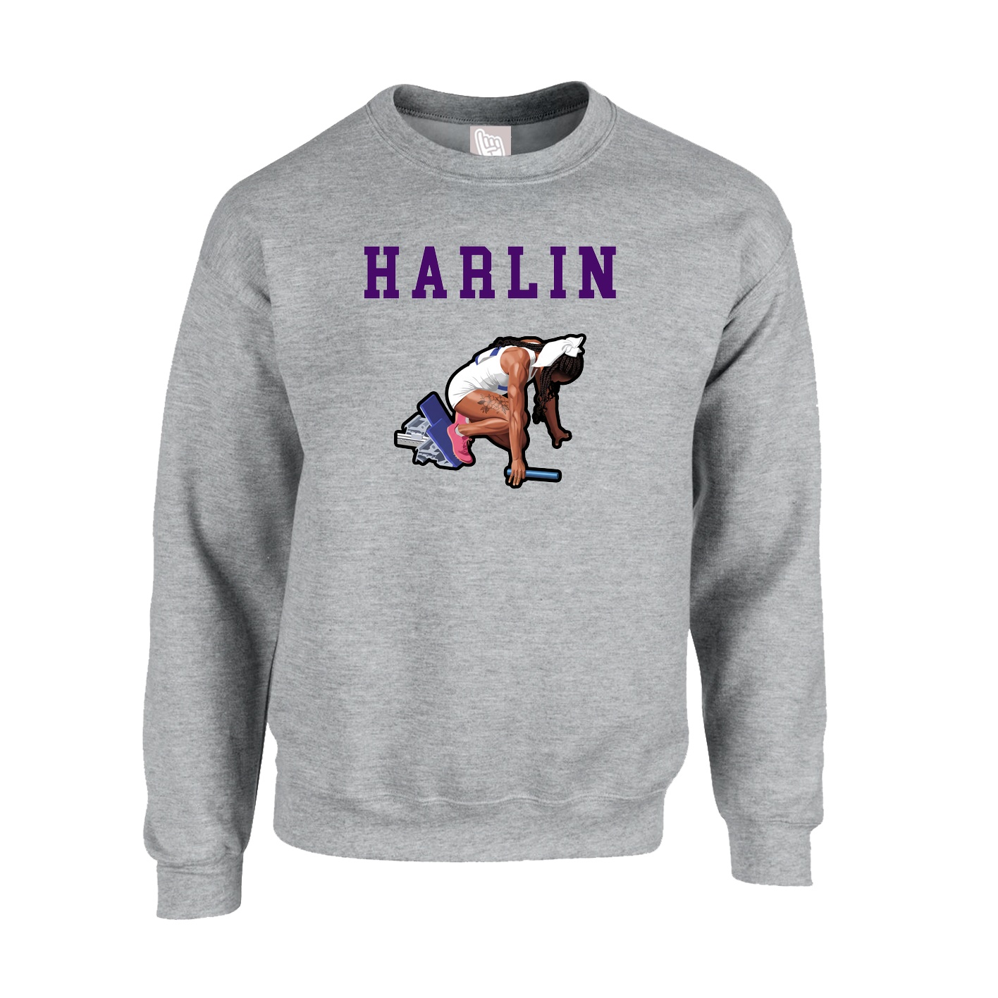 Fleece Crew — Shirsey in Grey