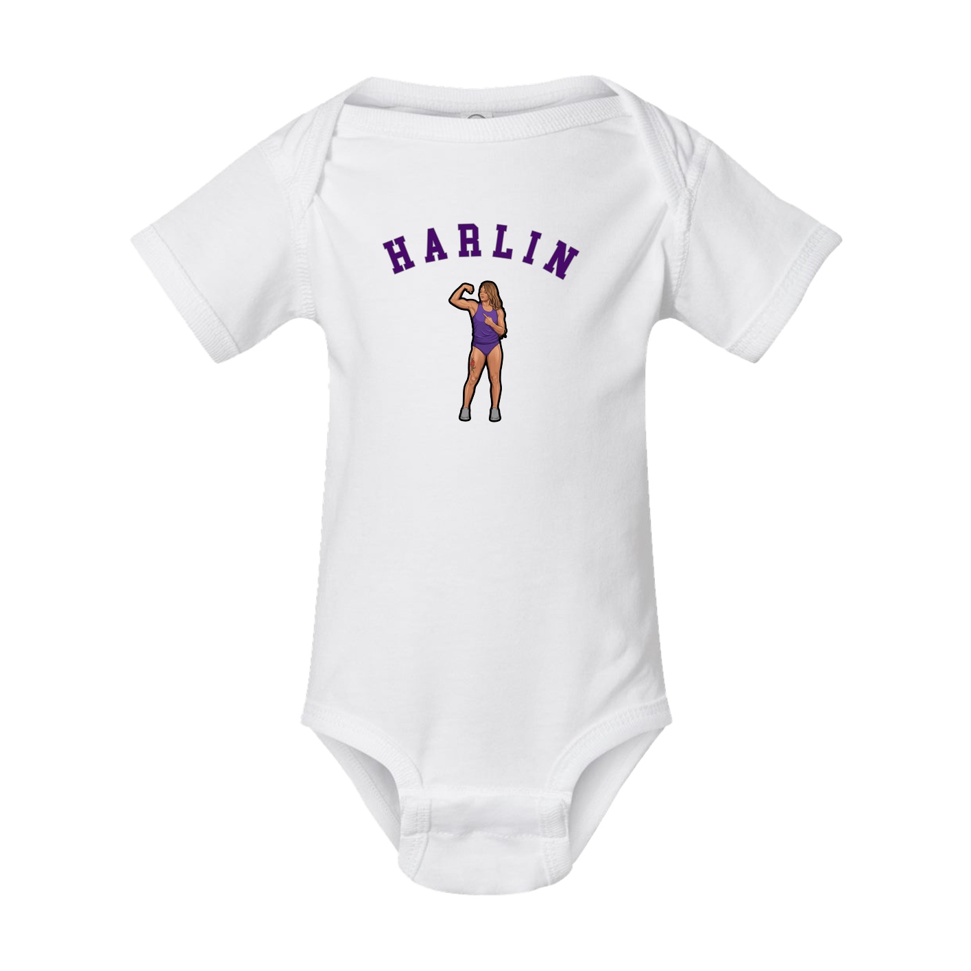 Baby Onesie — Shirsey Arch in White