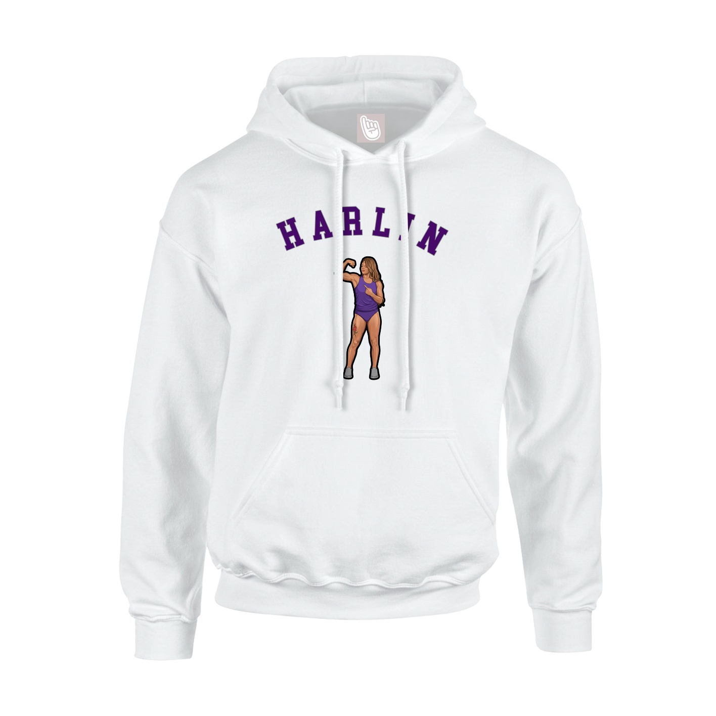 Hoodie — Shirsey Arch in White