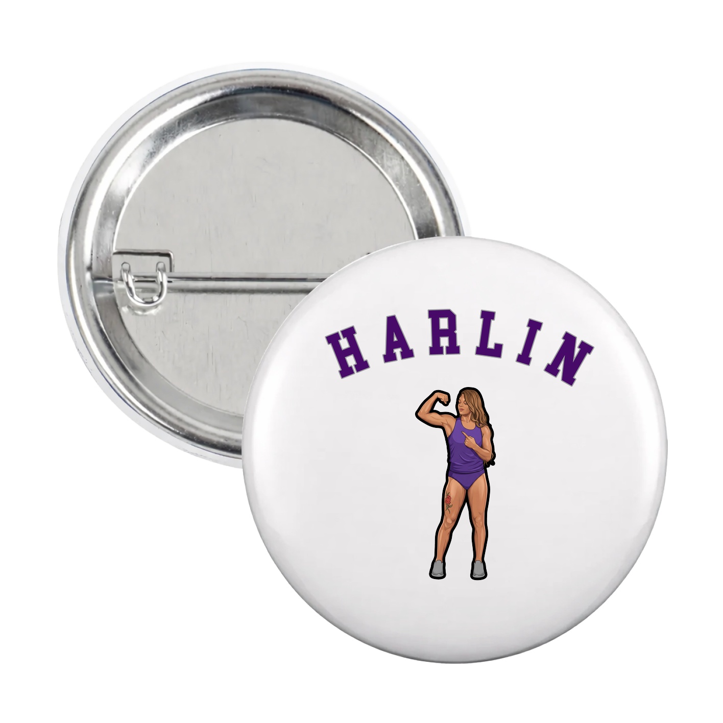 Game Day Button — Shirsey Arch in White