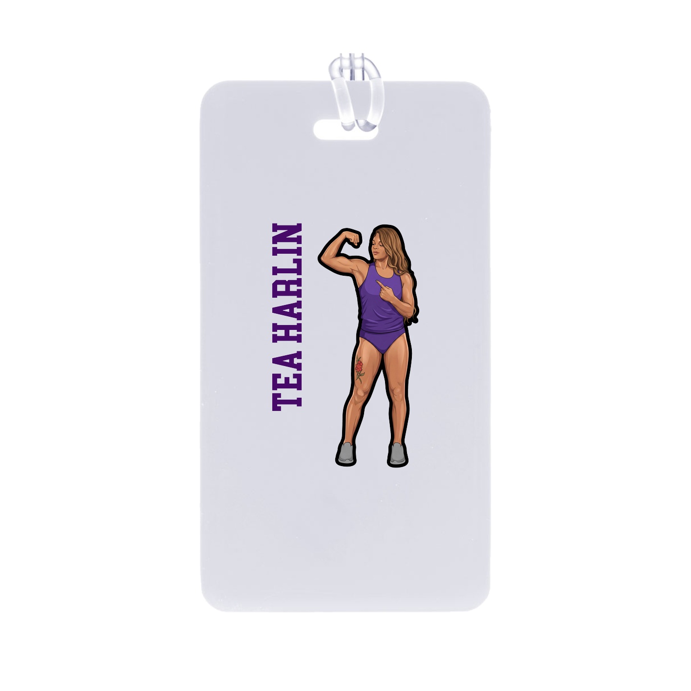 Bag Tag — Name Vertical in Classic