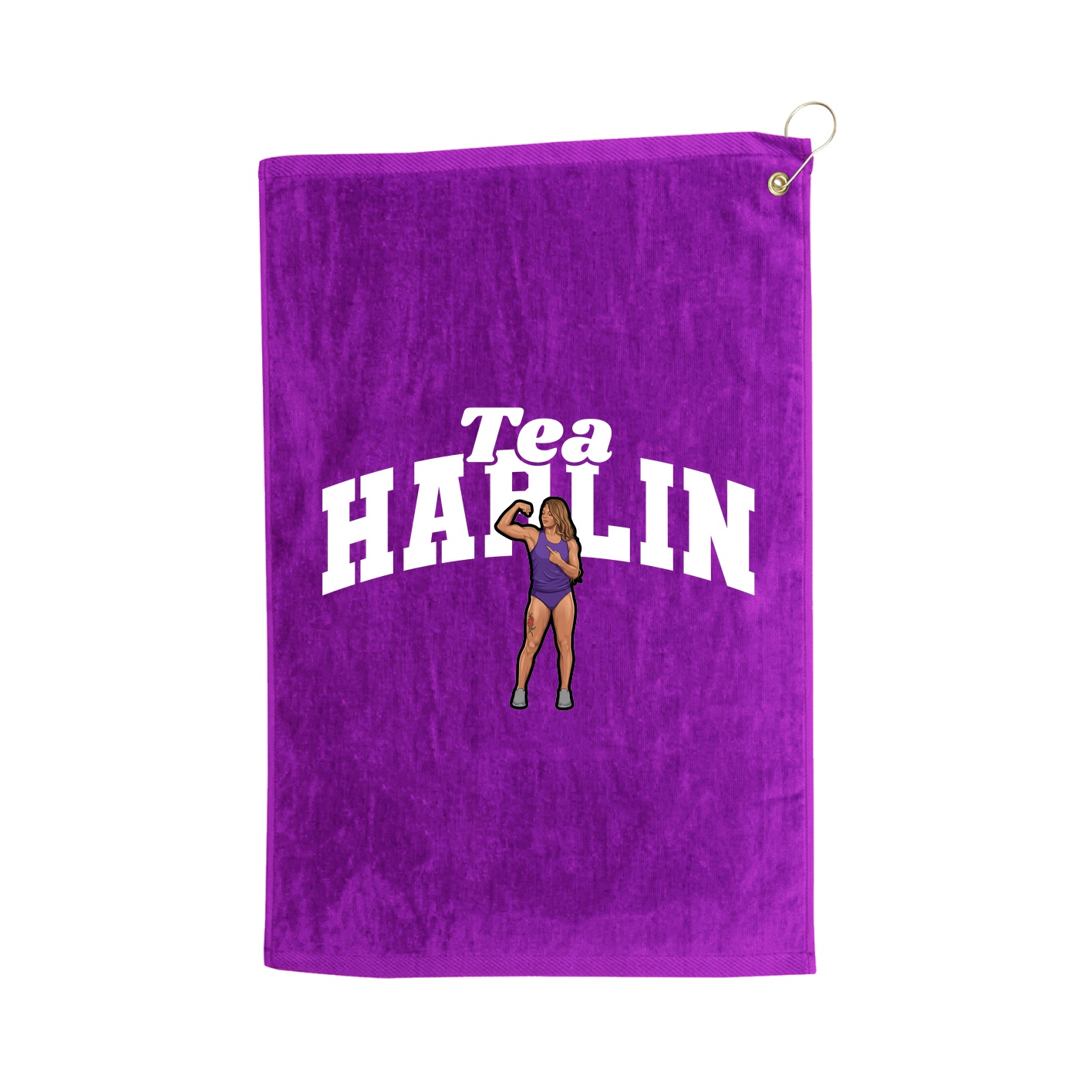 Golf Towel — Signature Arch in Purple