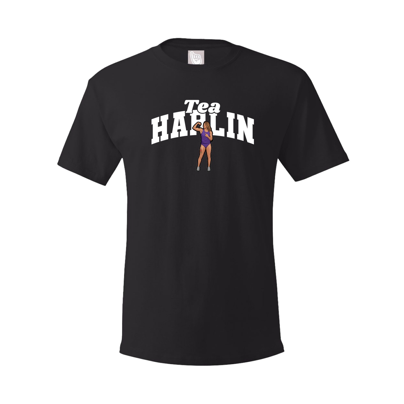Youth Tee — Signature Arch in Black