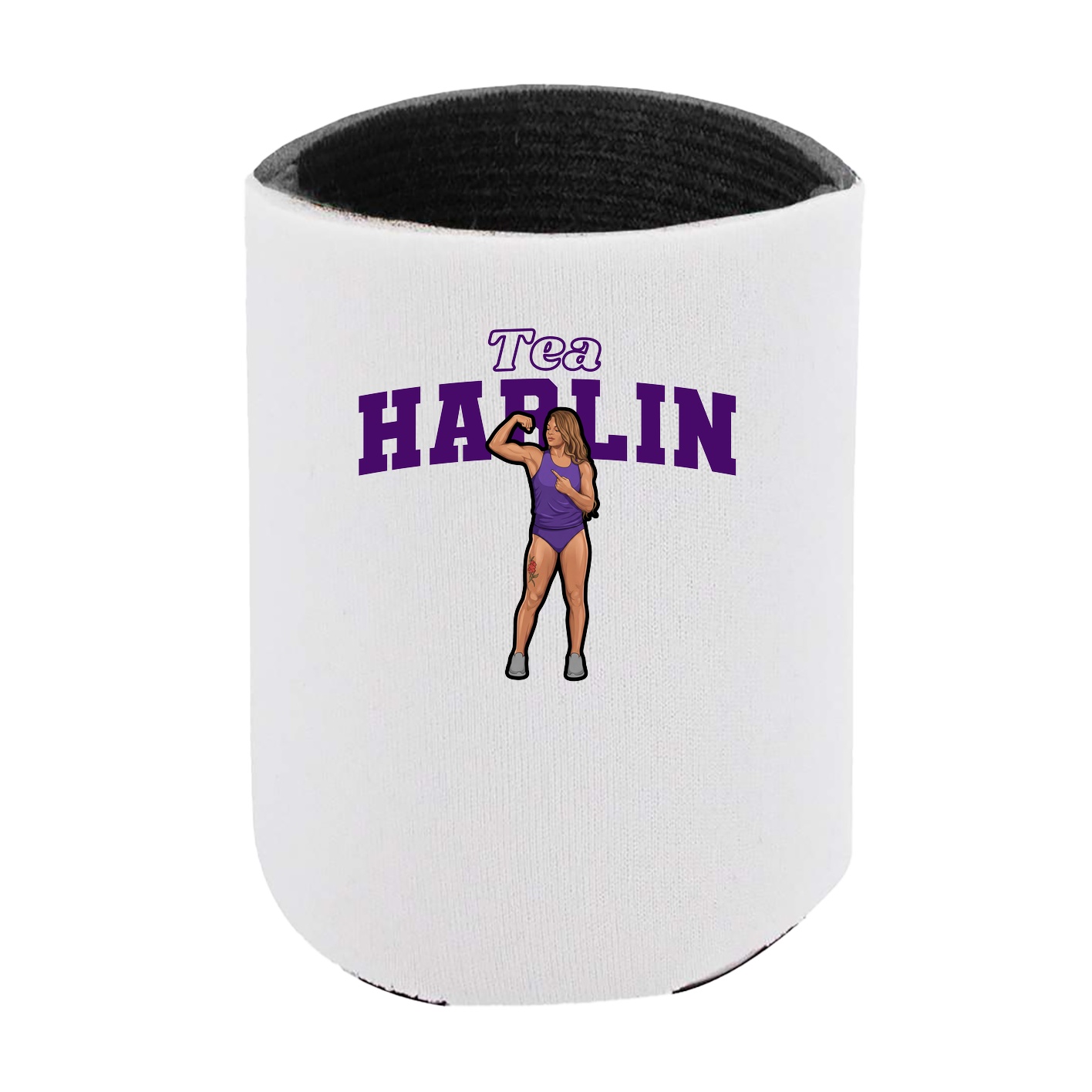 Can Holder — Name Arch in White