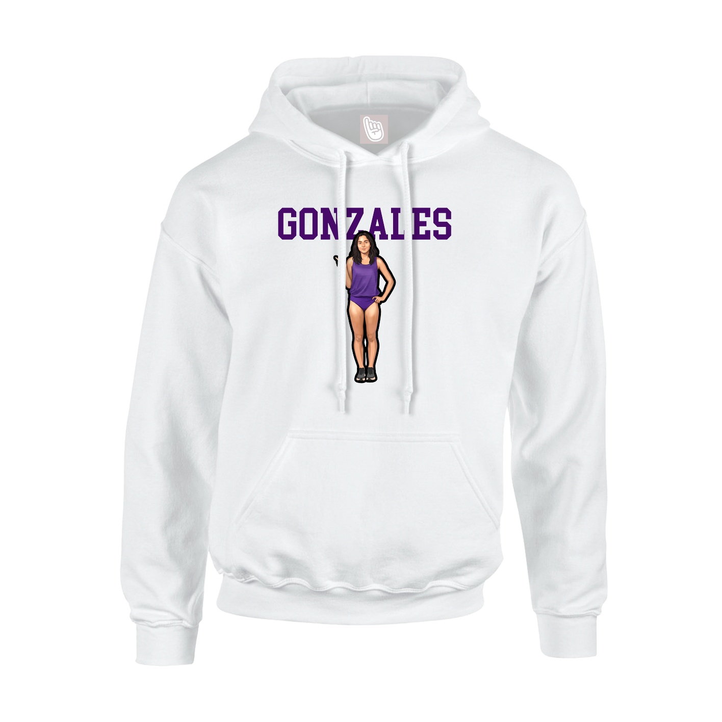 Hoodie — Shirsey in White