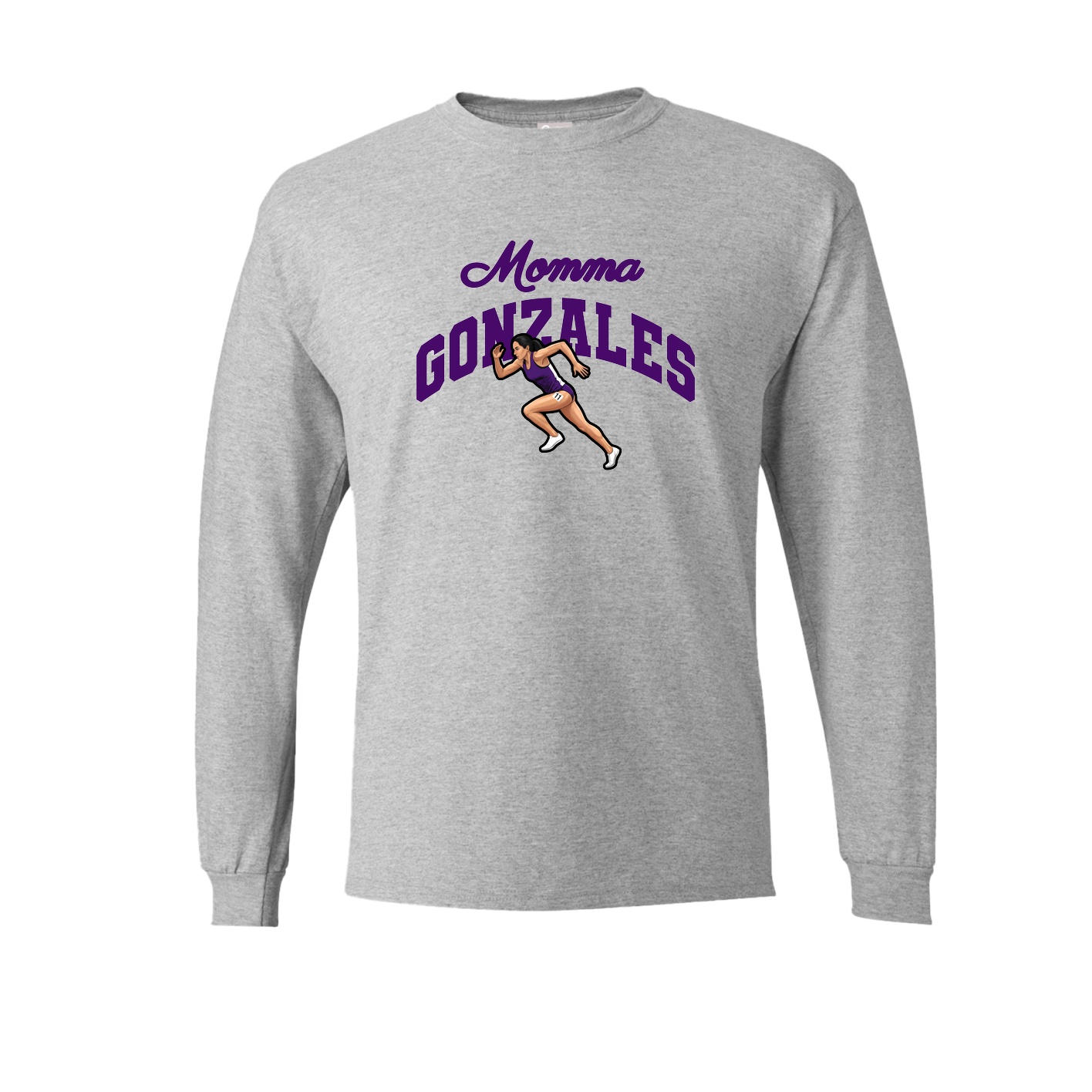 Long Sleeve Tee — Mothers Day Arch in Grey