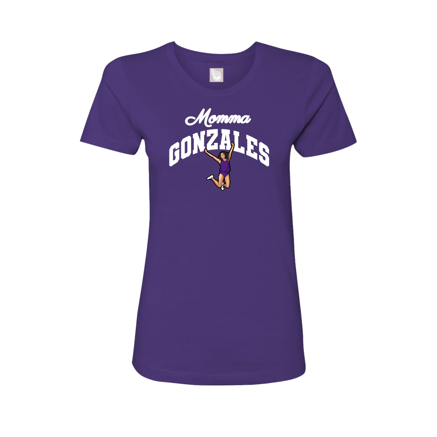 Womens Tee — Mothers Day Arch in Purple