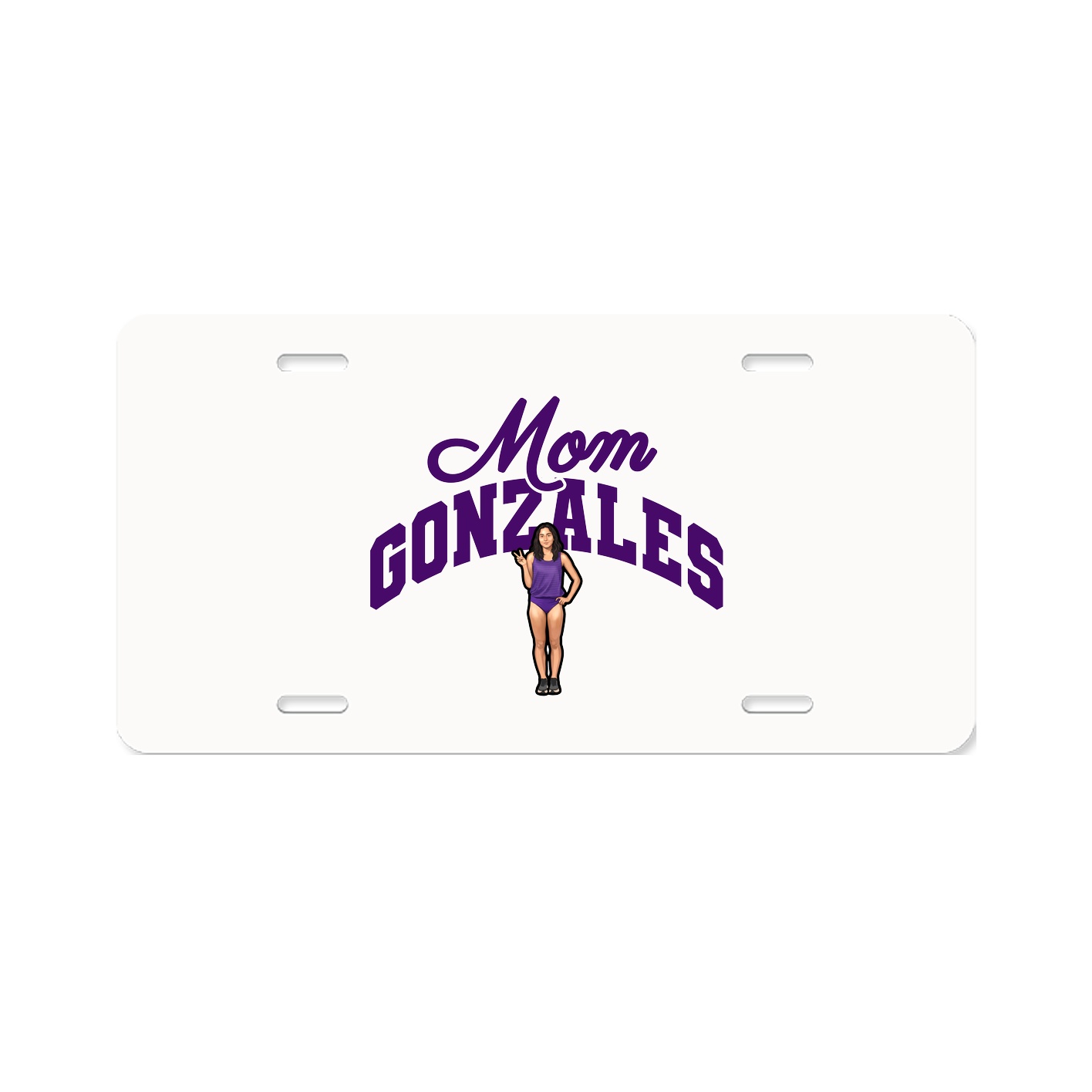 License Plate — Mothers Day Arch in Classic