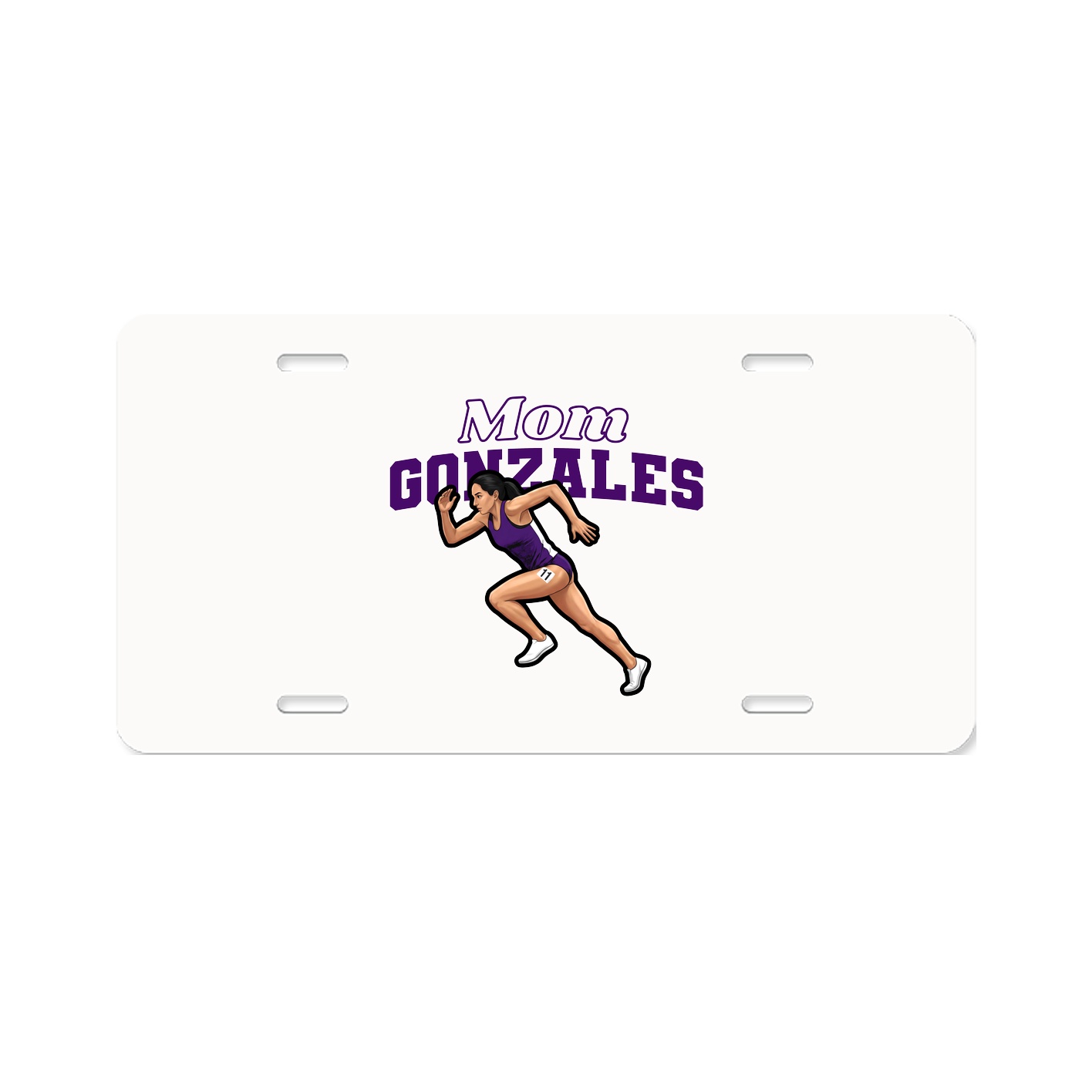 License Plate — Mothers Day Block in Classic