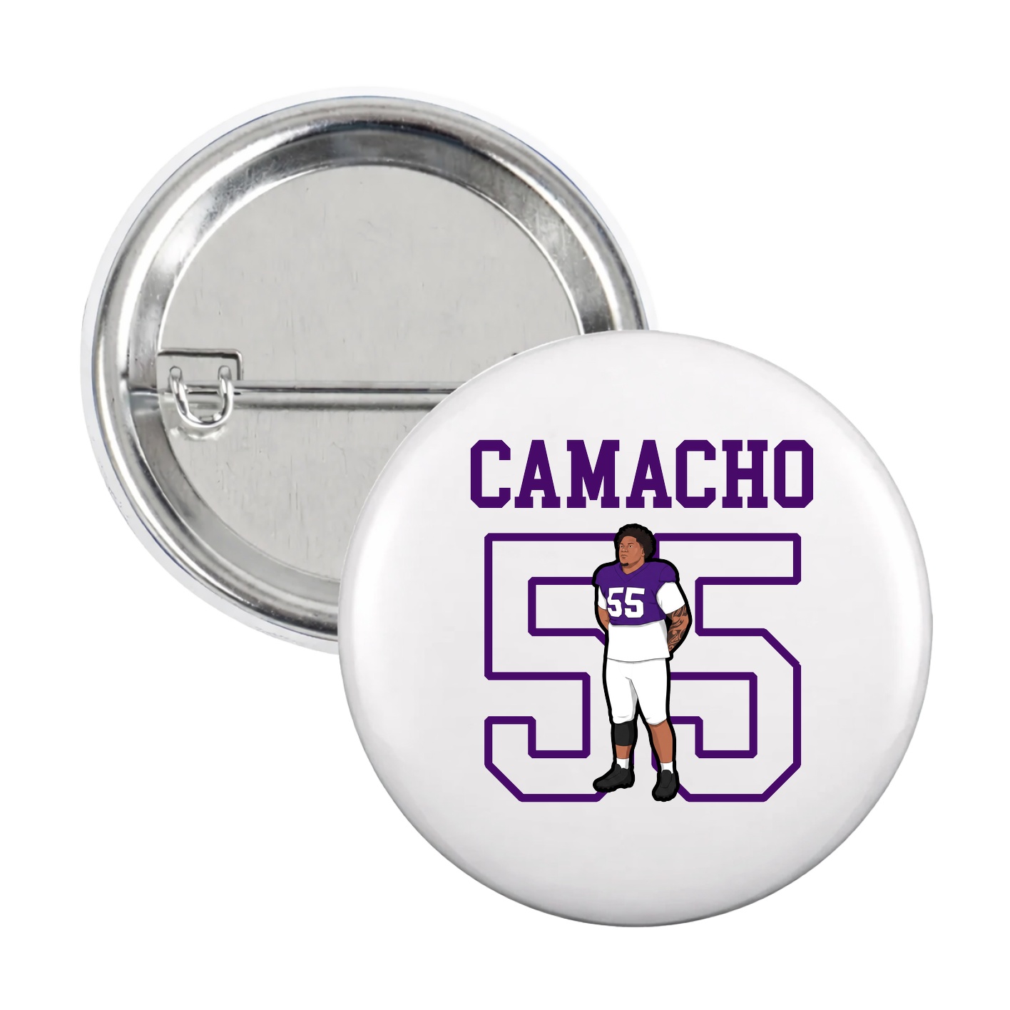 Game Day Button — Shirsey in White