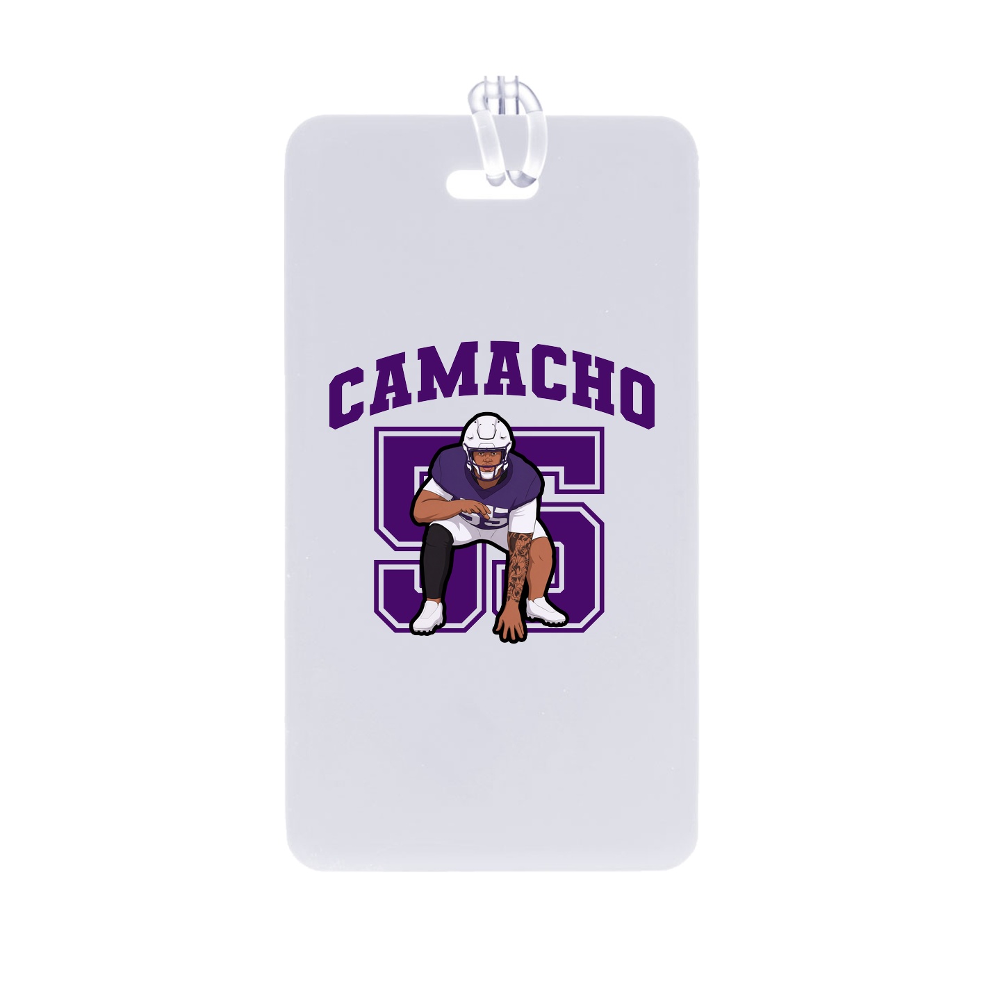 Bag Tag — Number in Classic